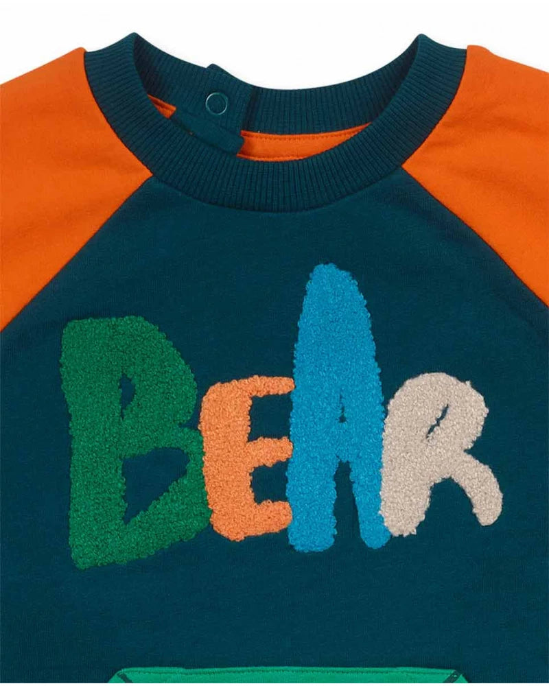 Tuc Tuc | Bear Jumper | Orange / Blue