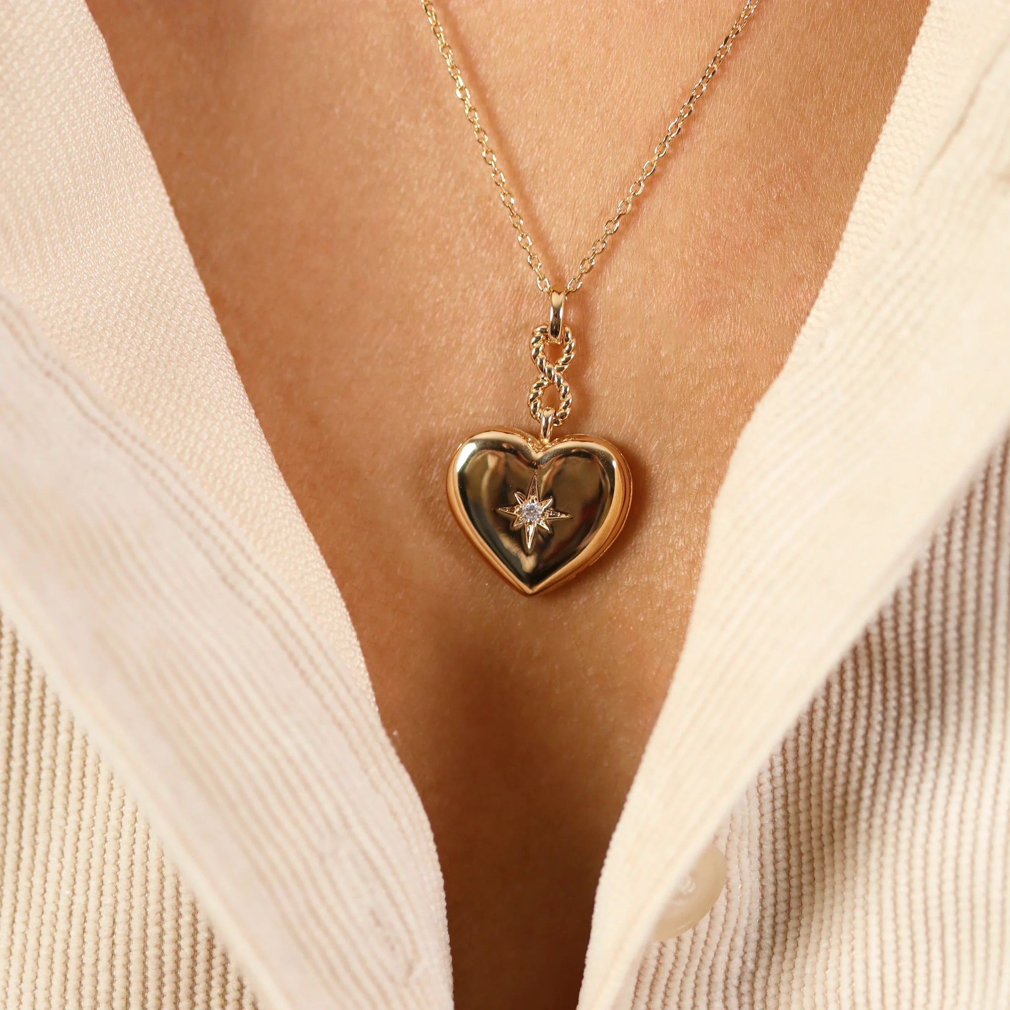 Burren Jewellery Sacred Heart Pendant Locket