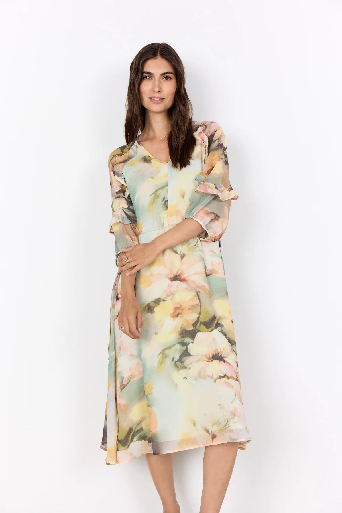Soya Concept Carmen Floral Print Dress