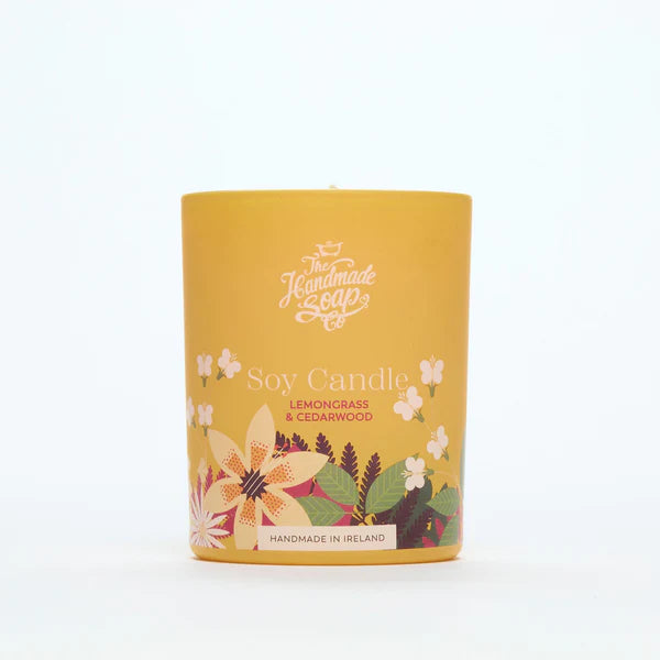 Scented Soy Candle , Lemongrass & Cedarwood