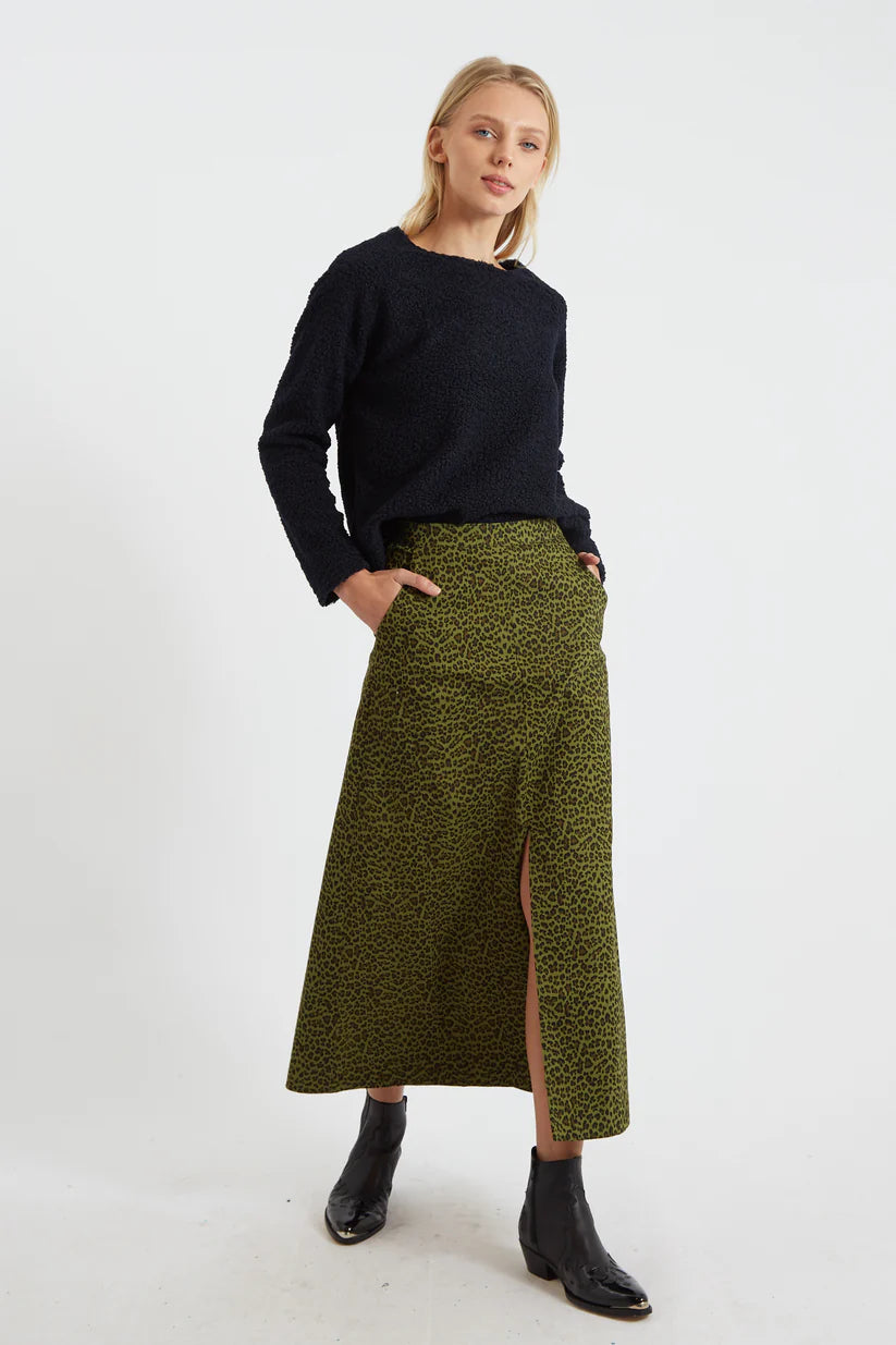 Louche Custer Print Maxi Skirt