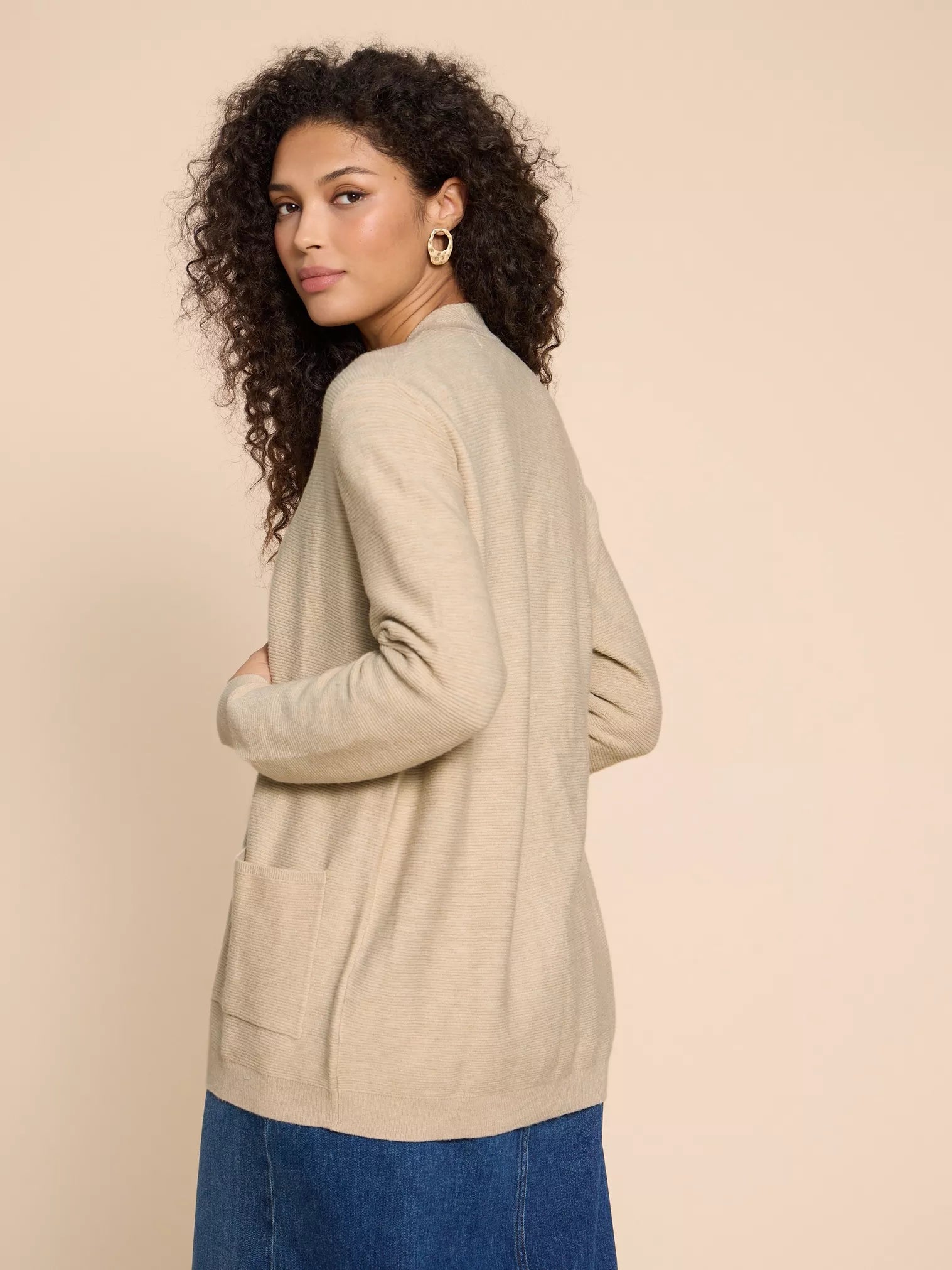 White Stuff Carla Cardigan , Natural