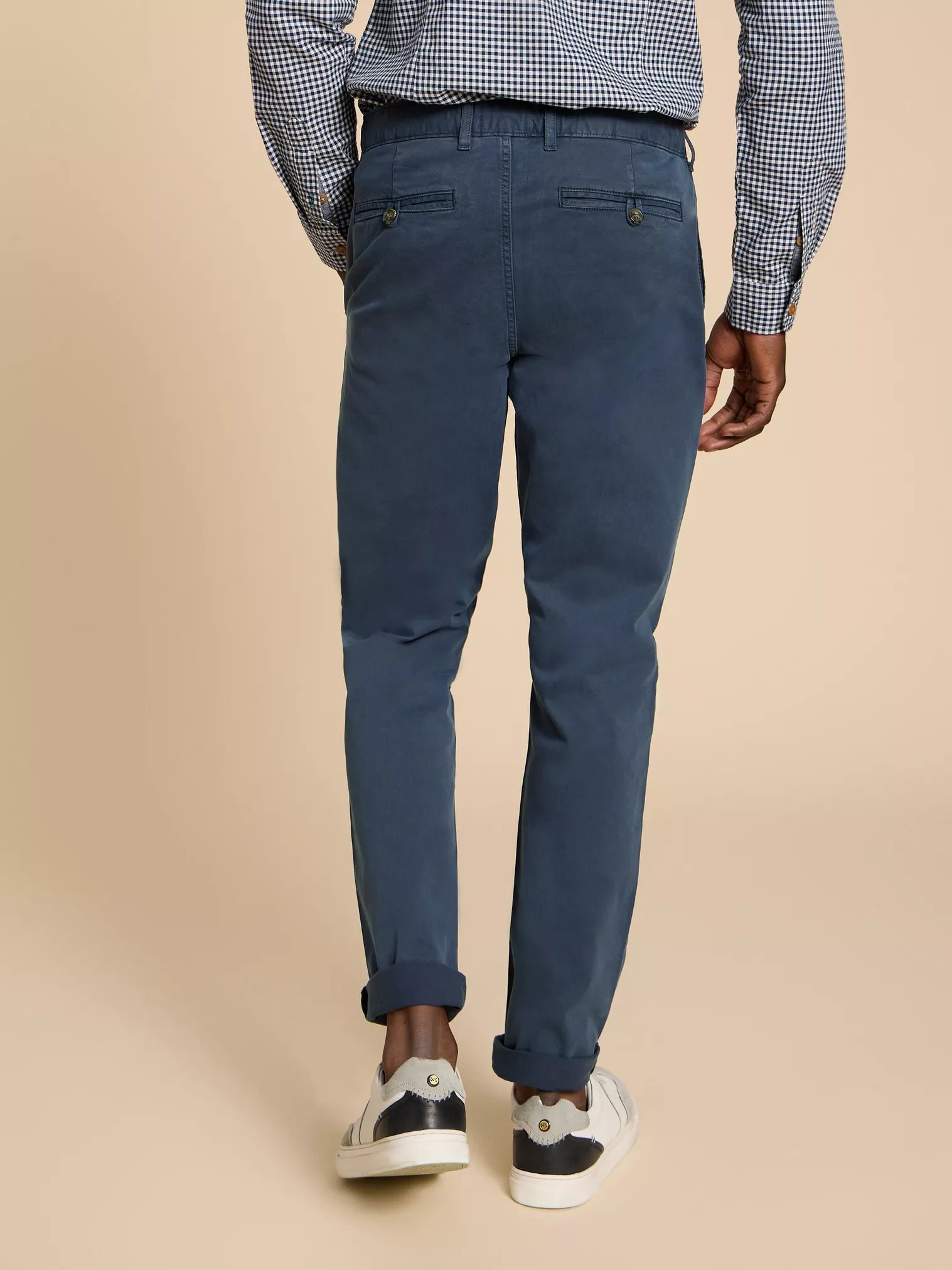 White Stuff Sutton Chino Trouser , Dark Navy