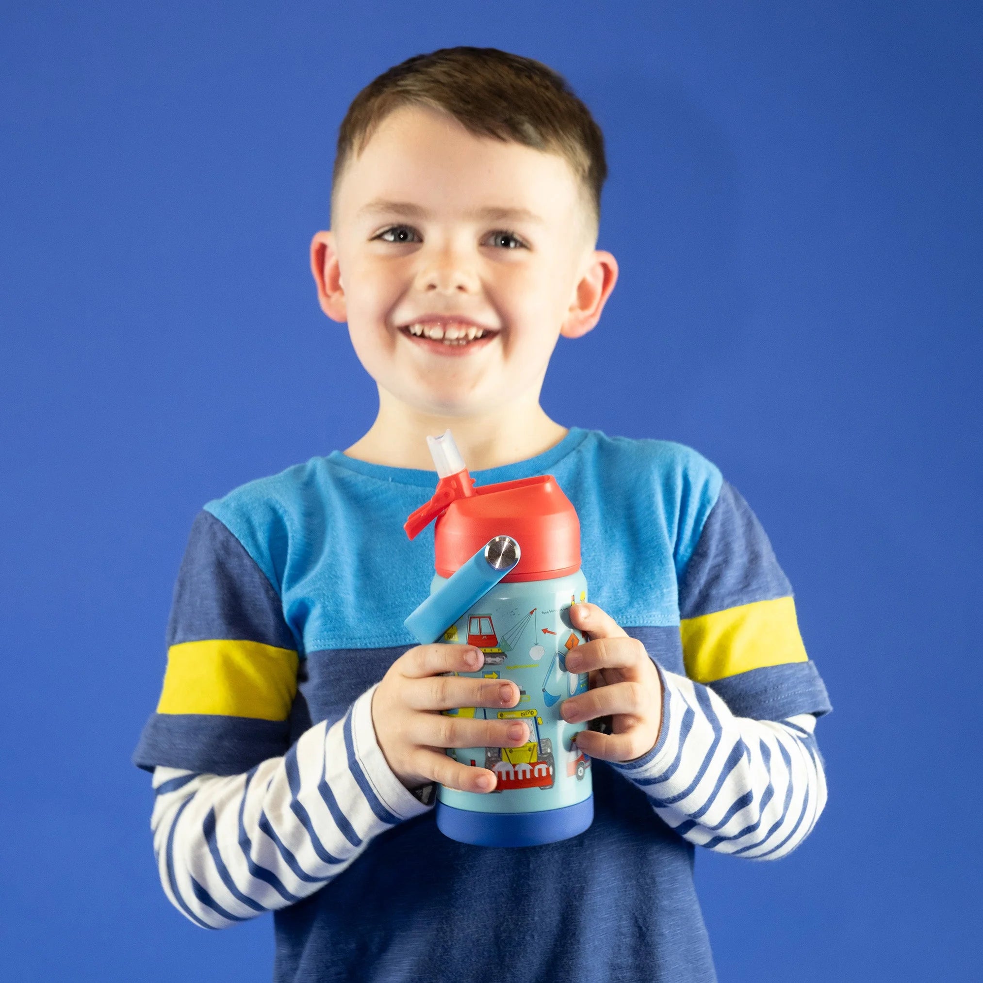 Floss & Rock Construction Water Bottle