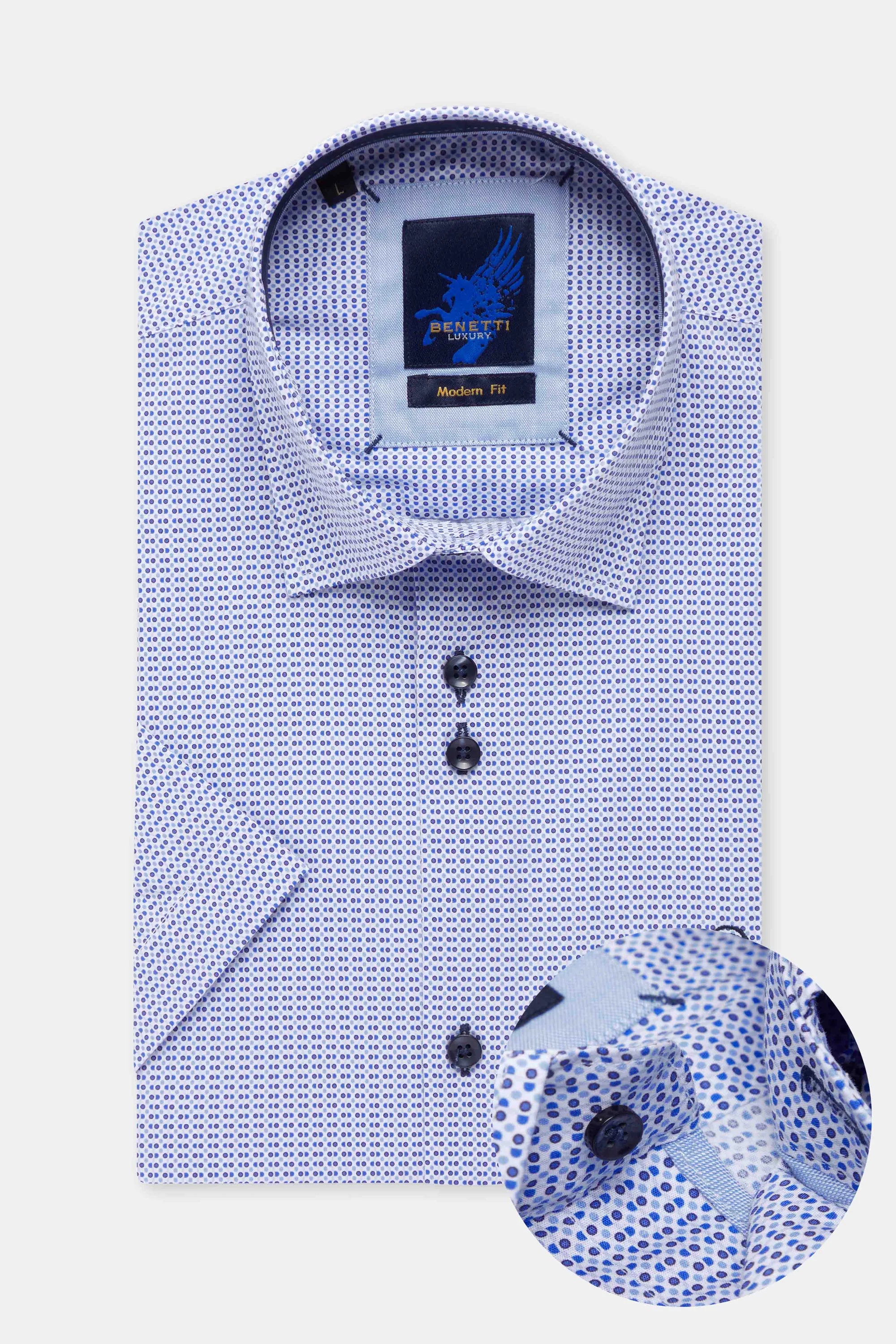 Benetti Dallas Print Shirt