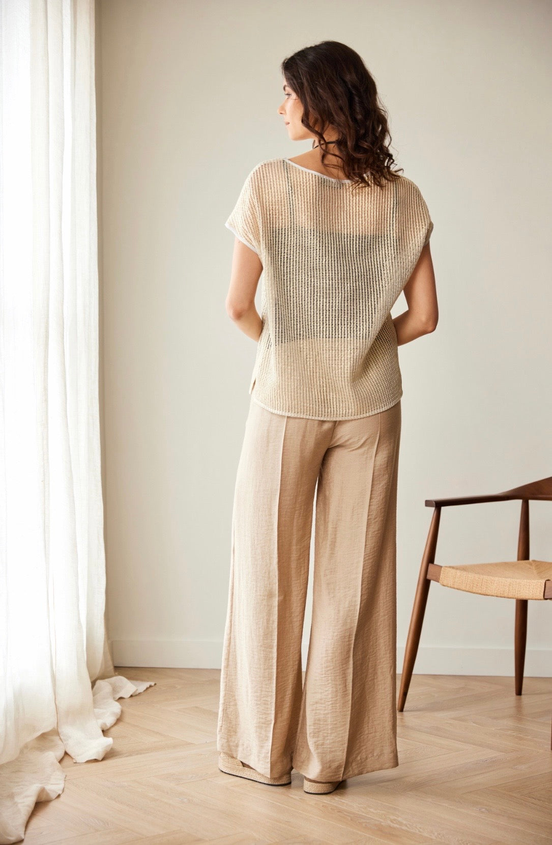 Peruzzi Metallic Tabard Top