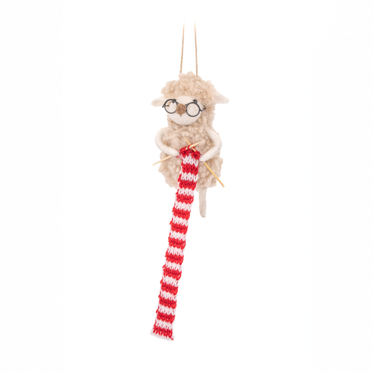 Sass and Belle | Knitting Sheep Decoration
