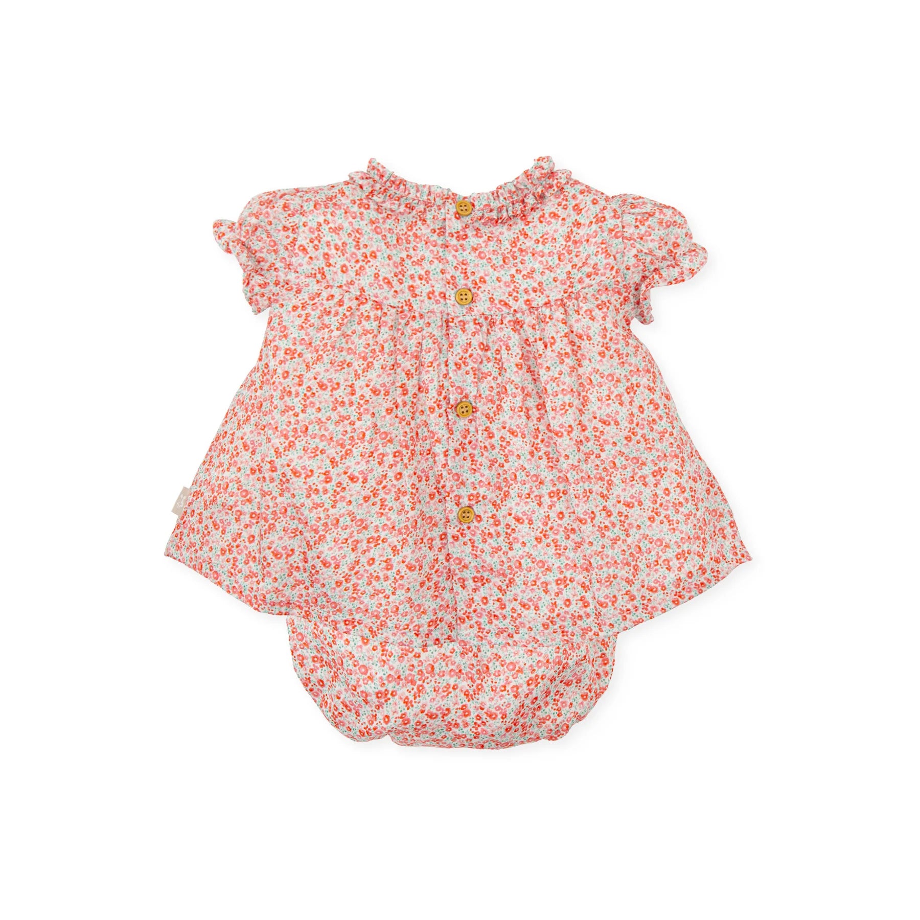 Tutto Piccolo Floral Dress w/ Briefs , Petal