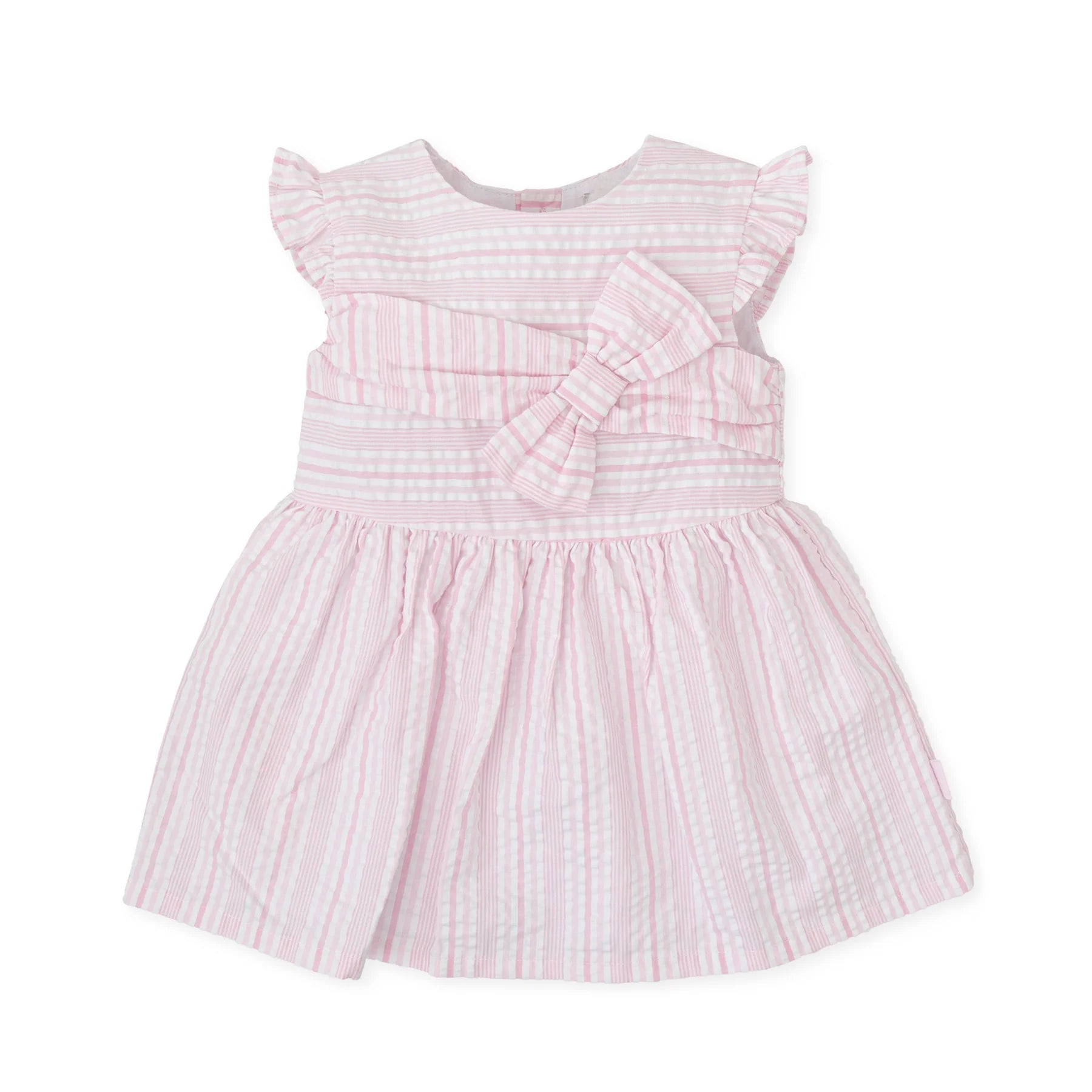 Tutto Piccolo Frill Sleeve Dress , Pink