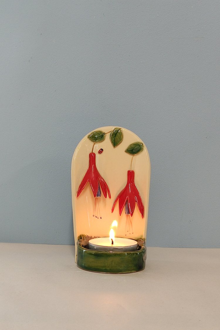 Creative Clay | Fuchsia Candleholder