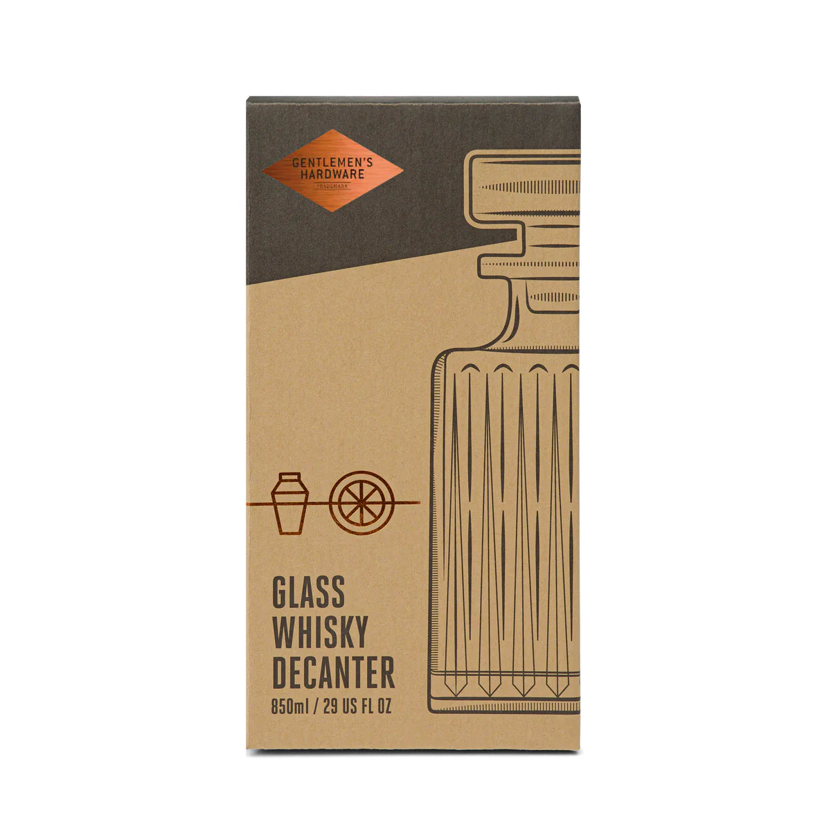 Gentlemen's Hardware Whiskey Decanter