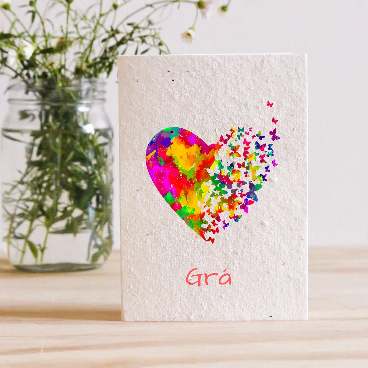 Grá - Butterflies Greeting Card
