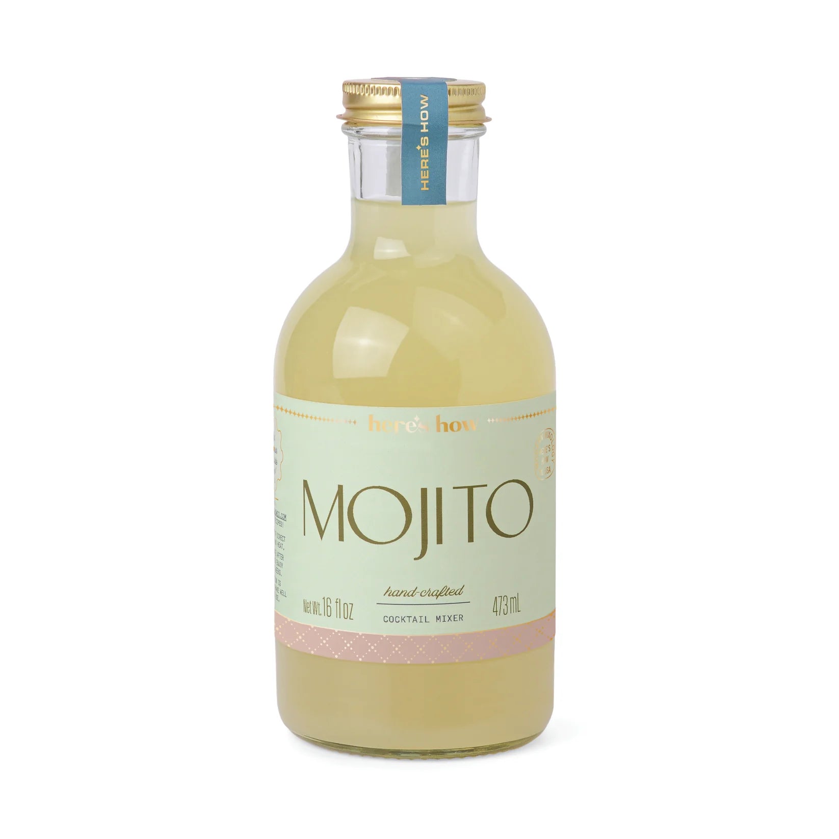 A bottle of mojito mix - perfect for your at home cocktail night.