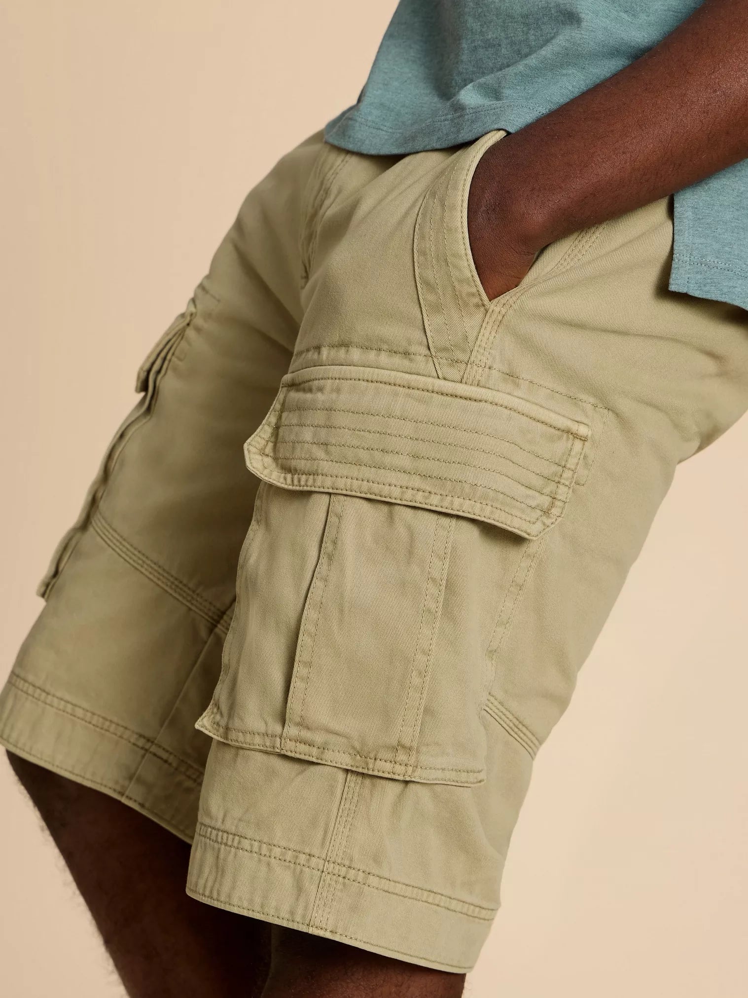 White Stuff Halsall Cargo Shorts , Natural