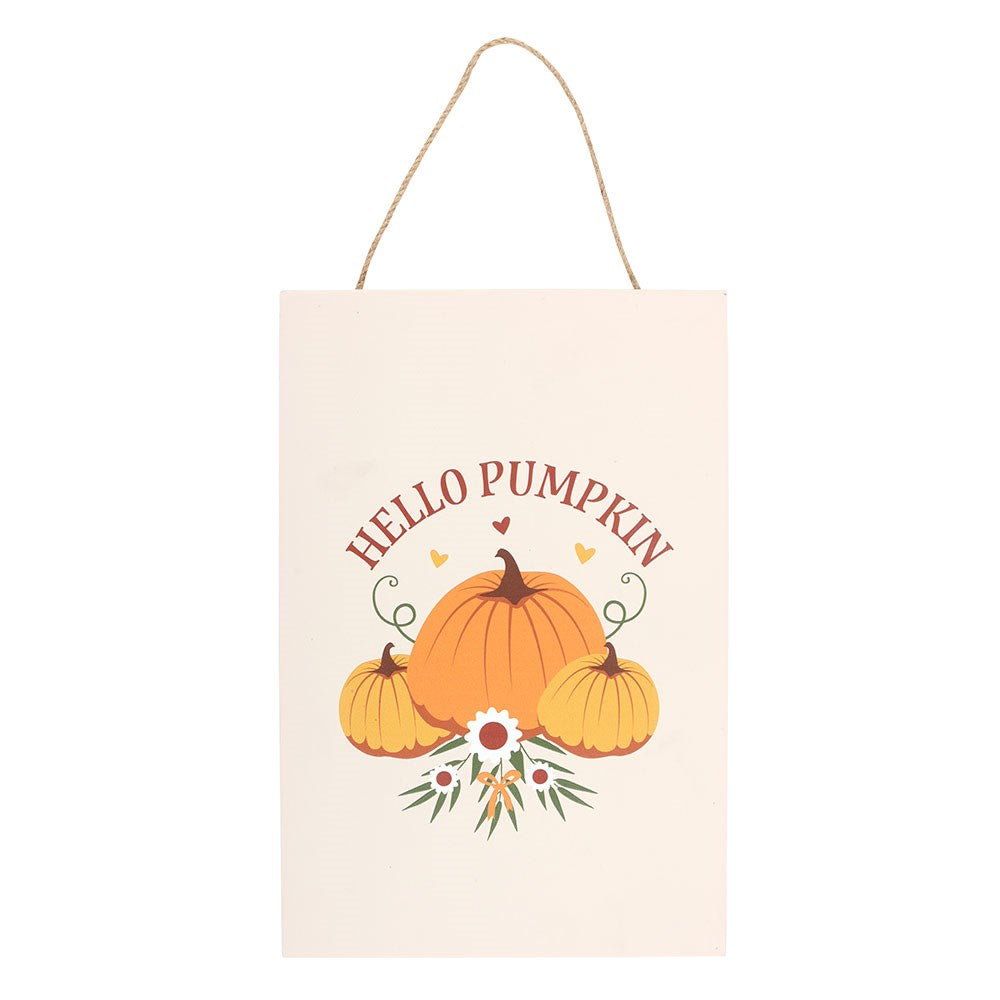 Hello Pumpkin Sign