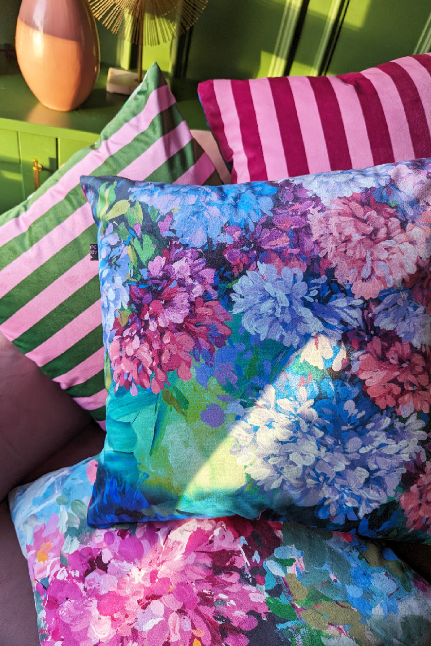 Caroline Duffy Designs Hydrangea Cushion