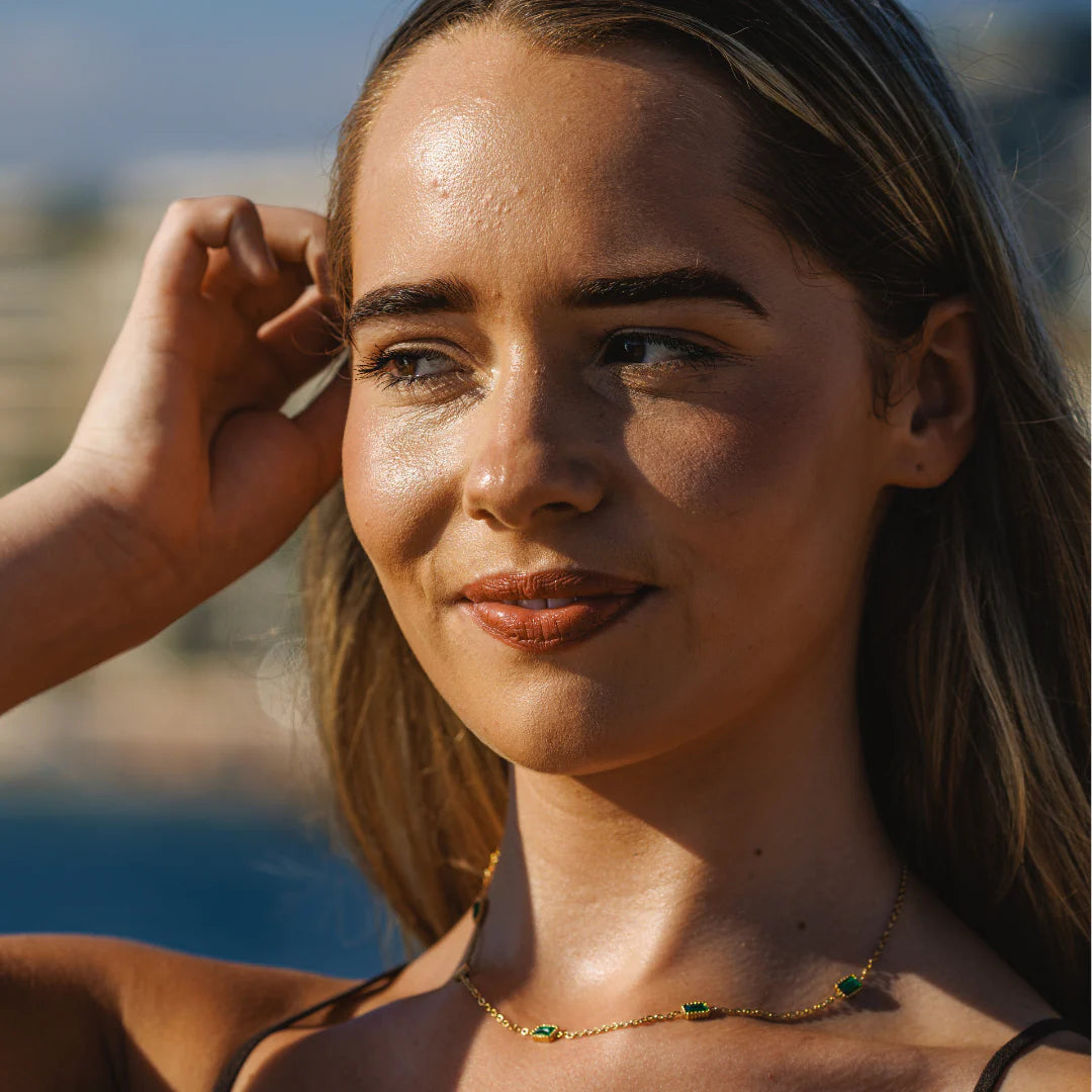 Fíor Jewellery Irish Emerald Necklace