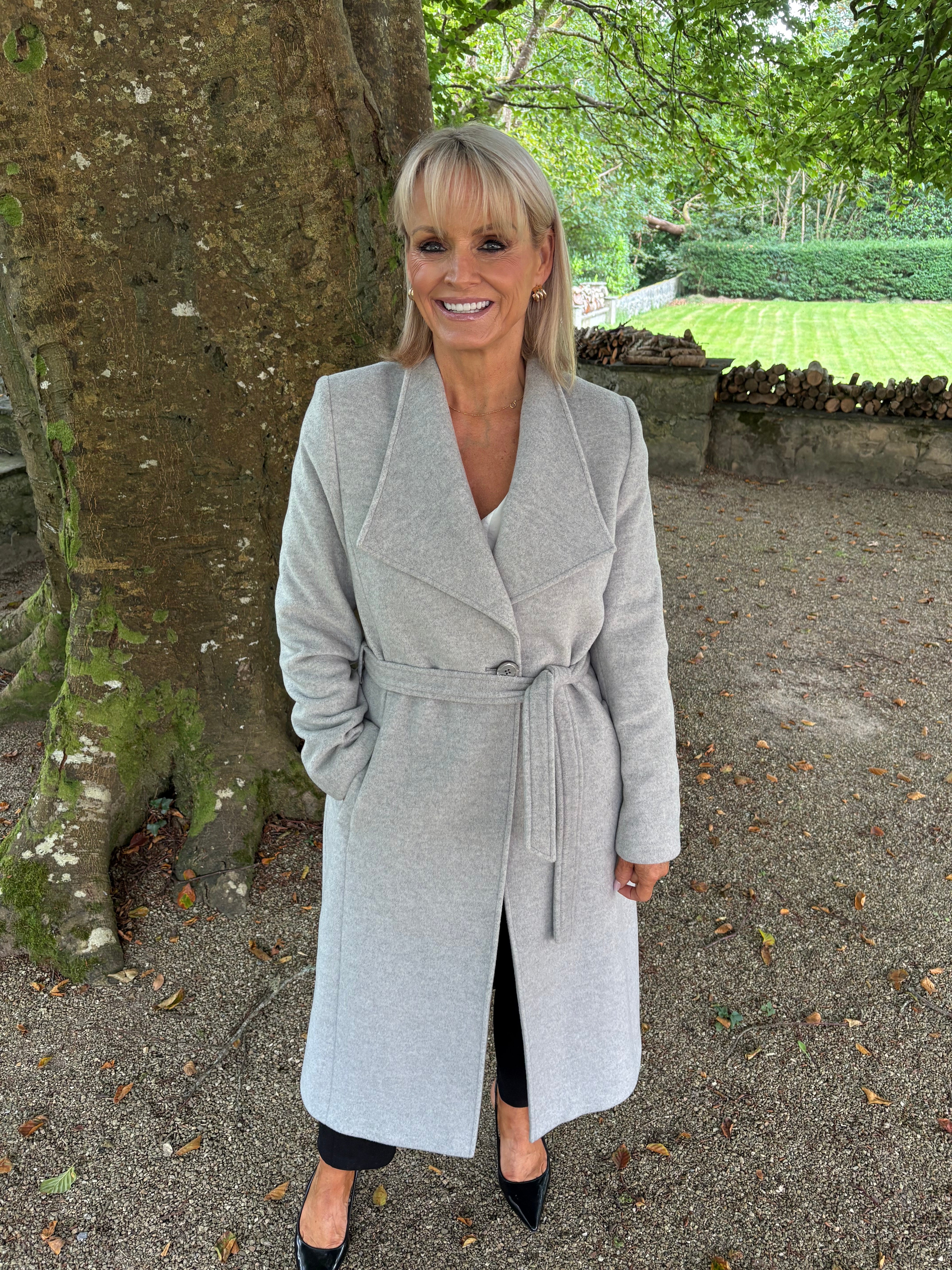 Christina Felix Belted Cashmere Coat