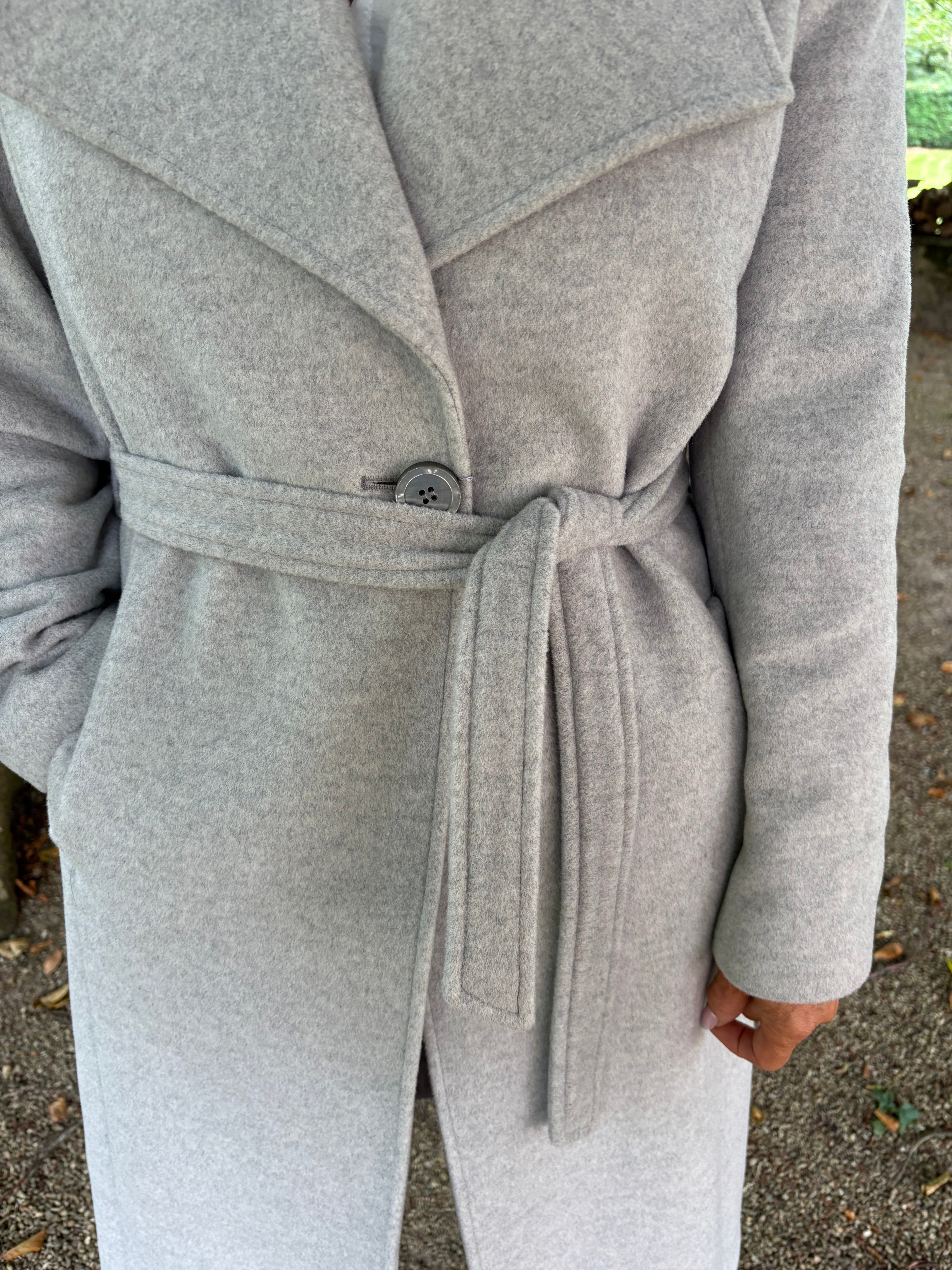 Christina Felix Belted Cashmere Coat