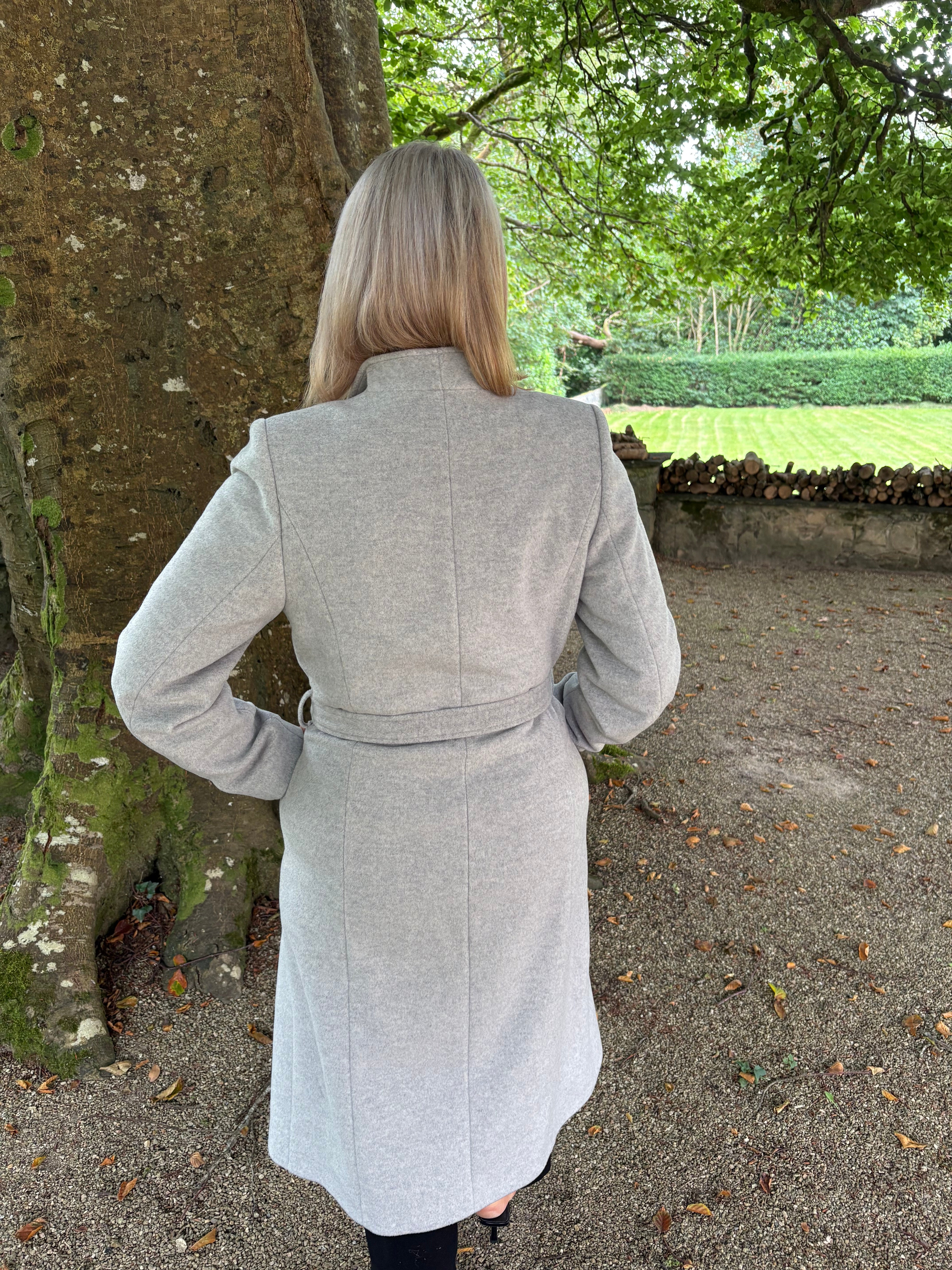 Christina Felix Belted Cashmere Coat