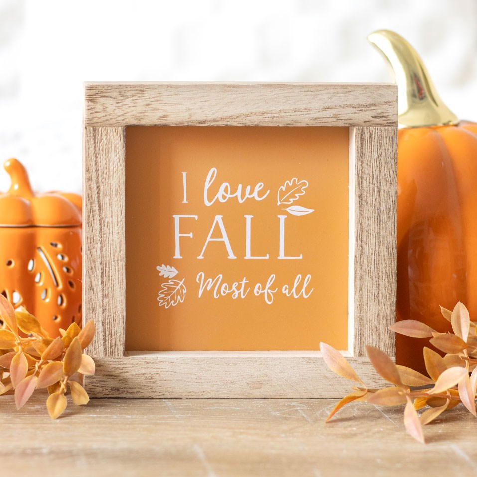 I Love Fall Frame