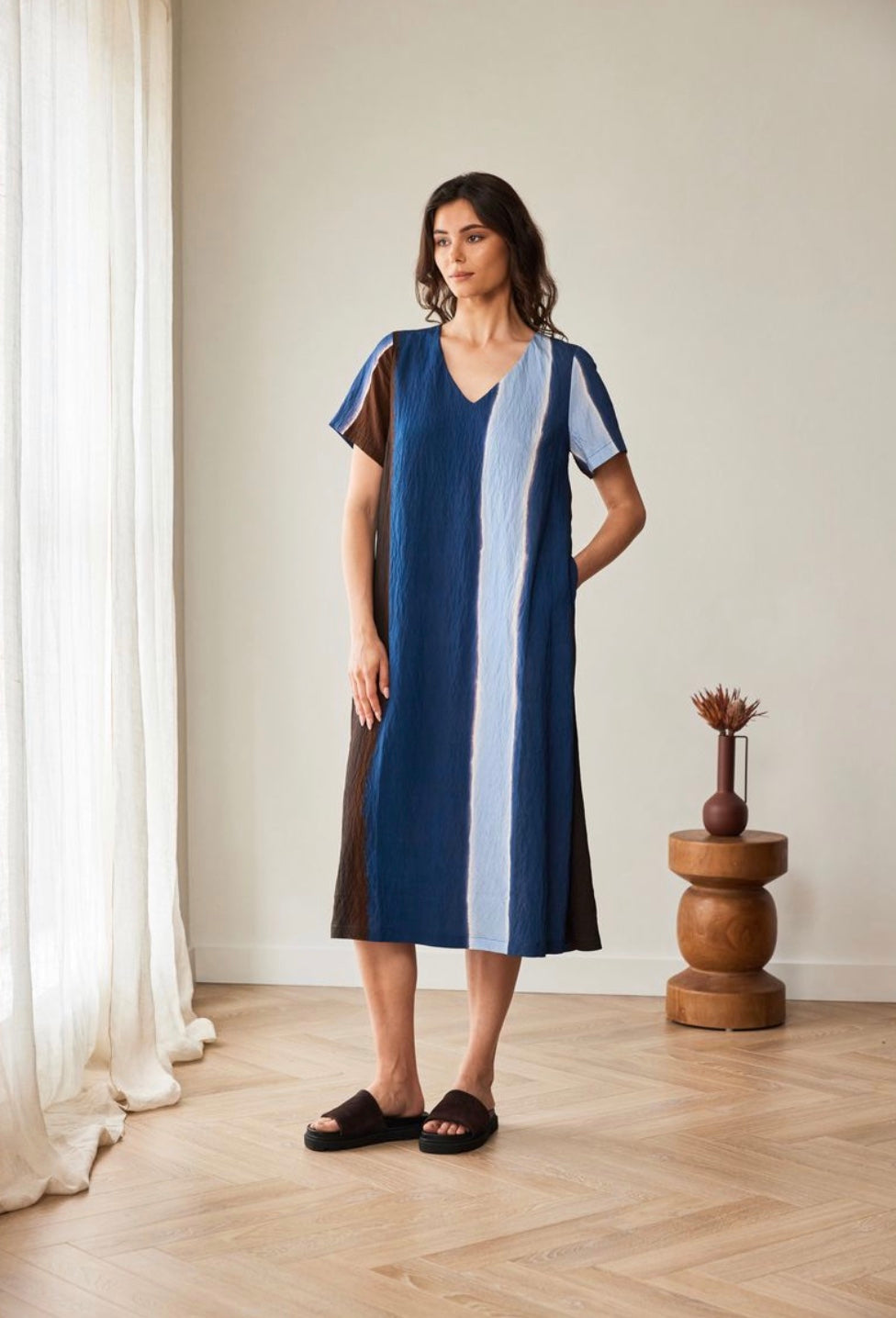 Peruzzi Multi Stripe Dress