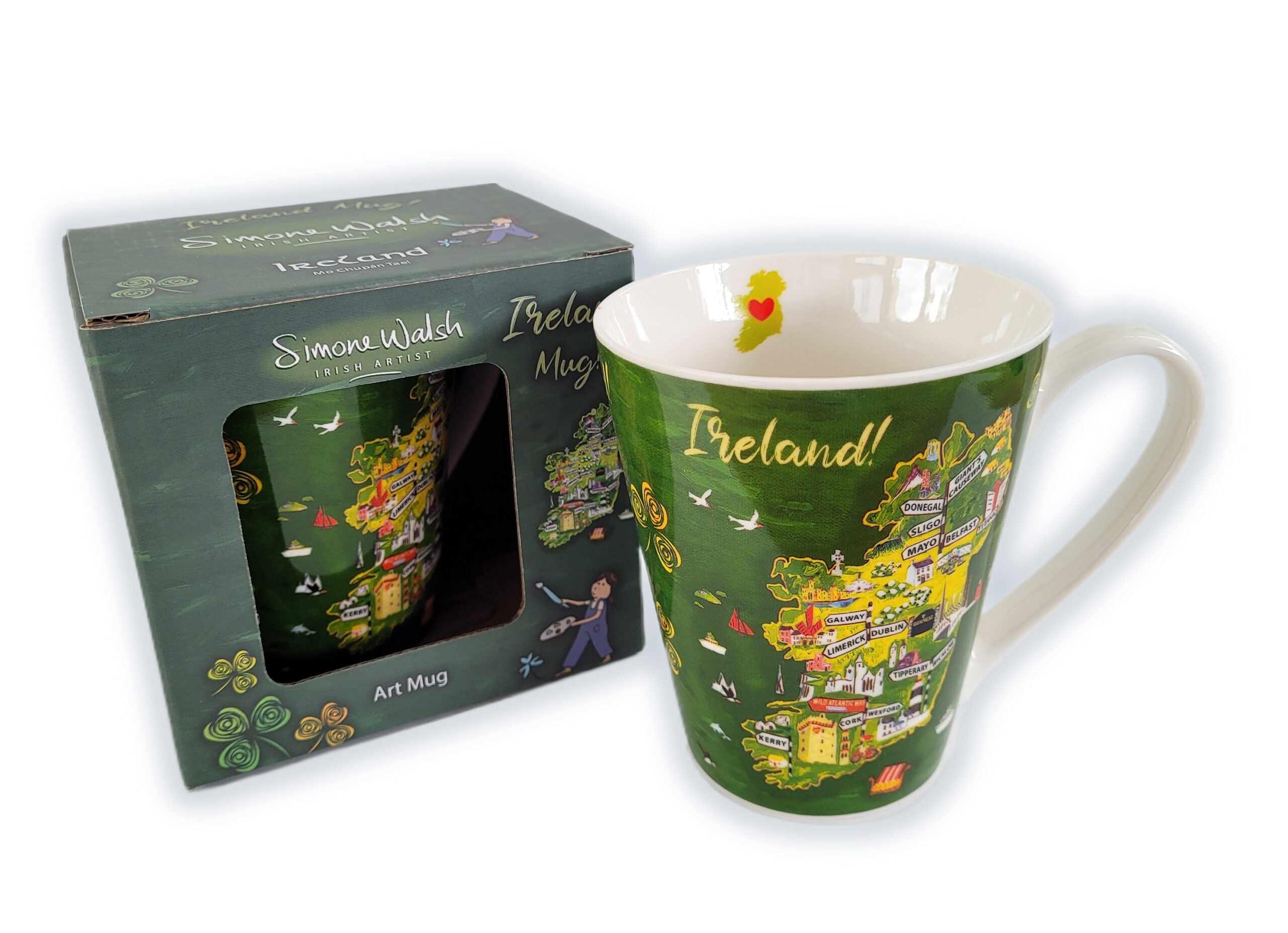 Simone Walsh Ireland Map Mug