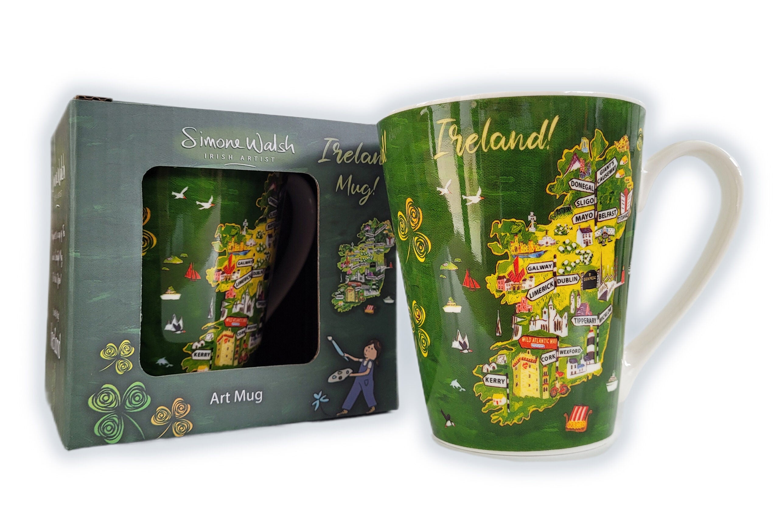 Simone Walsh Ireland Map Mug