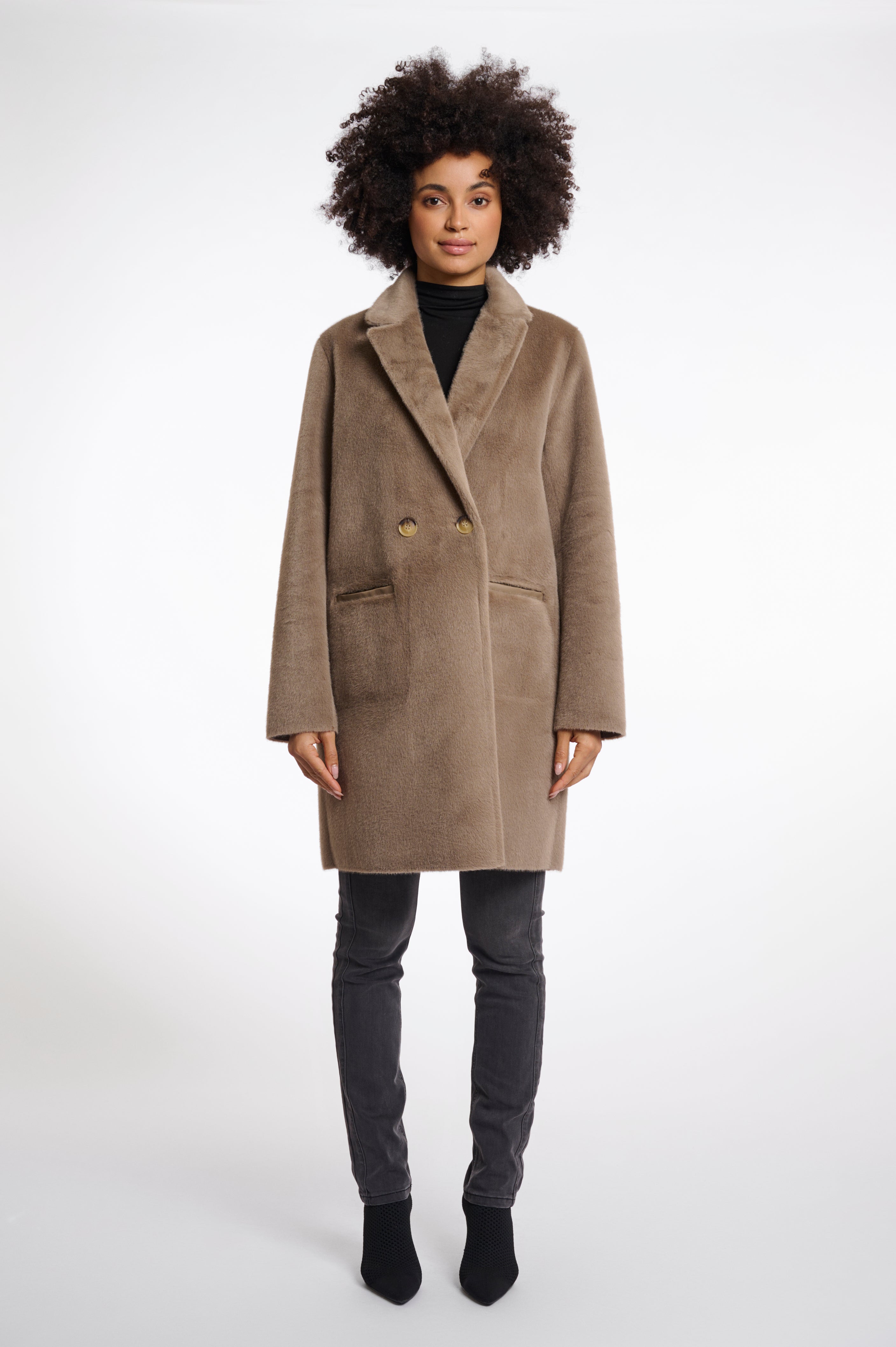Rino & Pelle Ivon Reversible Fur Coat