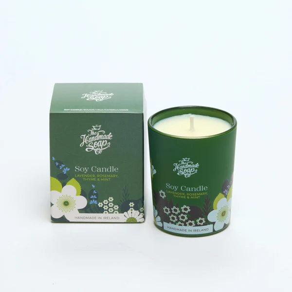 Scented Soy Candle - Lavender Rosemary Thyme & Mint - Mini