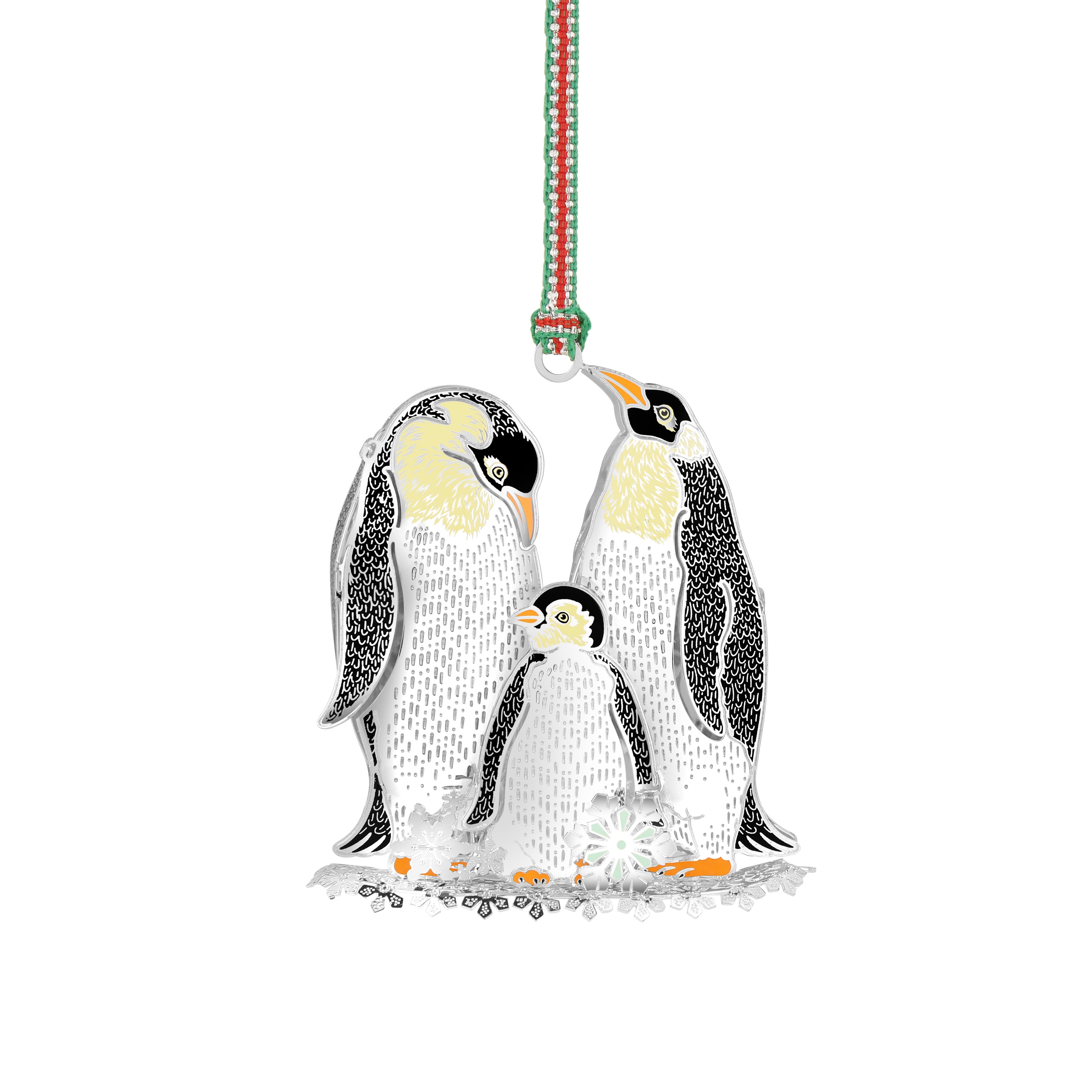 Newbridge Silverware | Penguin Family Christmas Tree Decoration