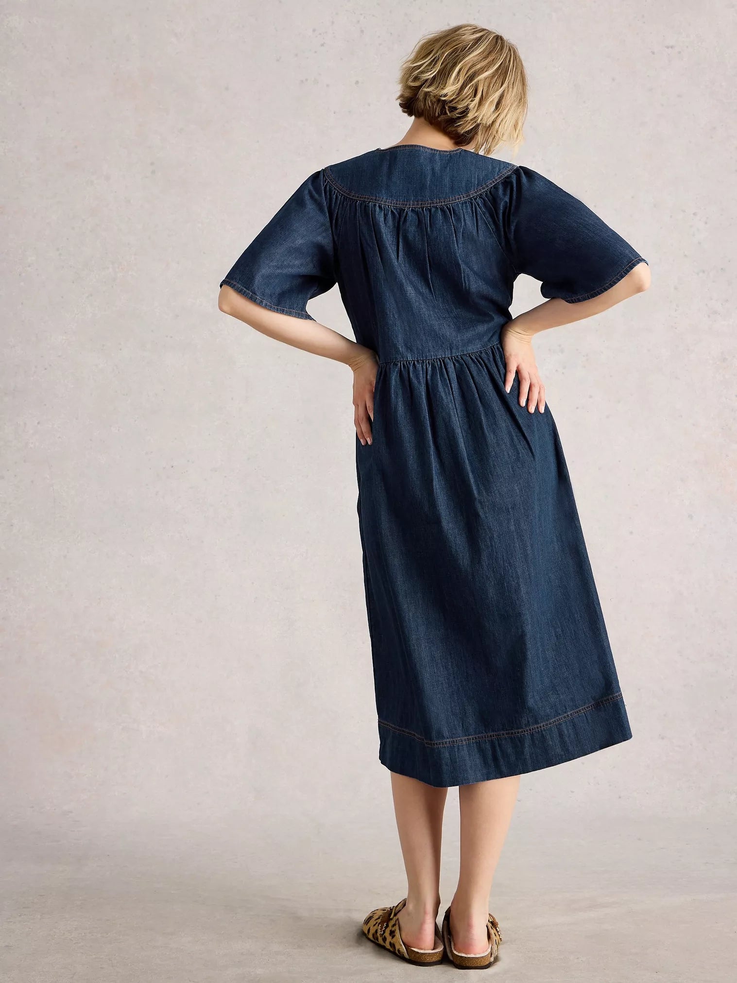White Stuff Leo Denim Dress