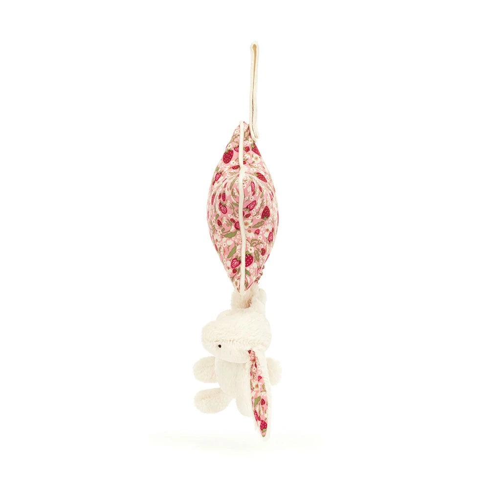 Jellycat Blossom Cream Bunny 'Berry' Musical Pull