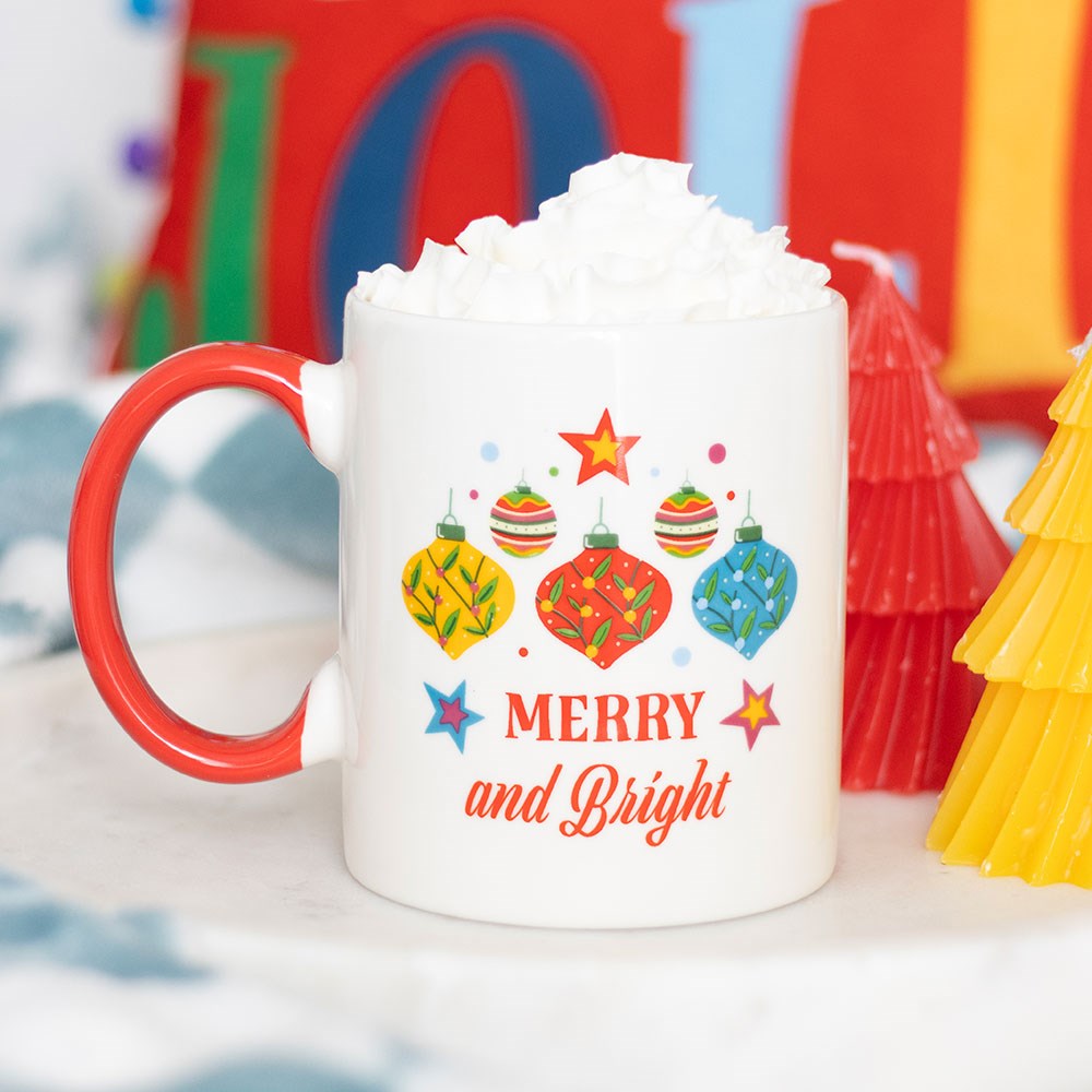 Merry & Bright Bauble Mug