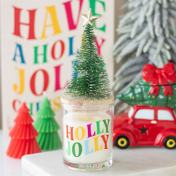 Holly Jolly Pine & Fir Candle
