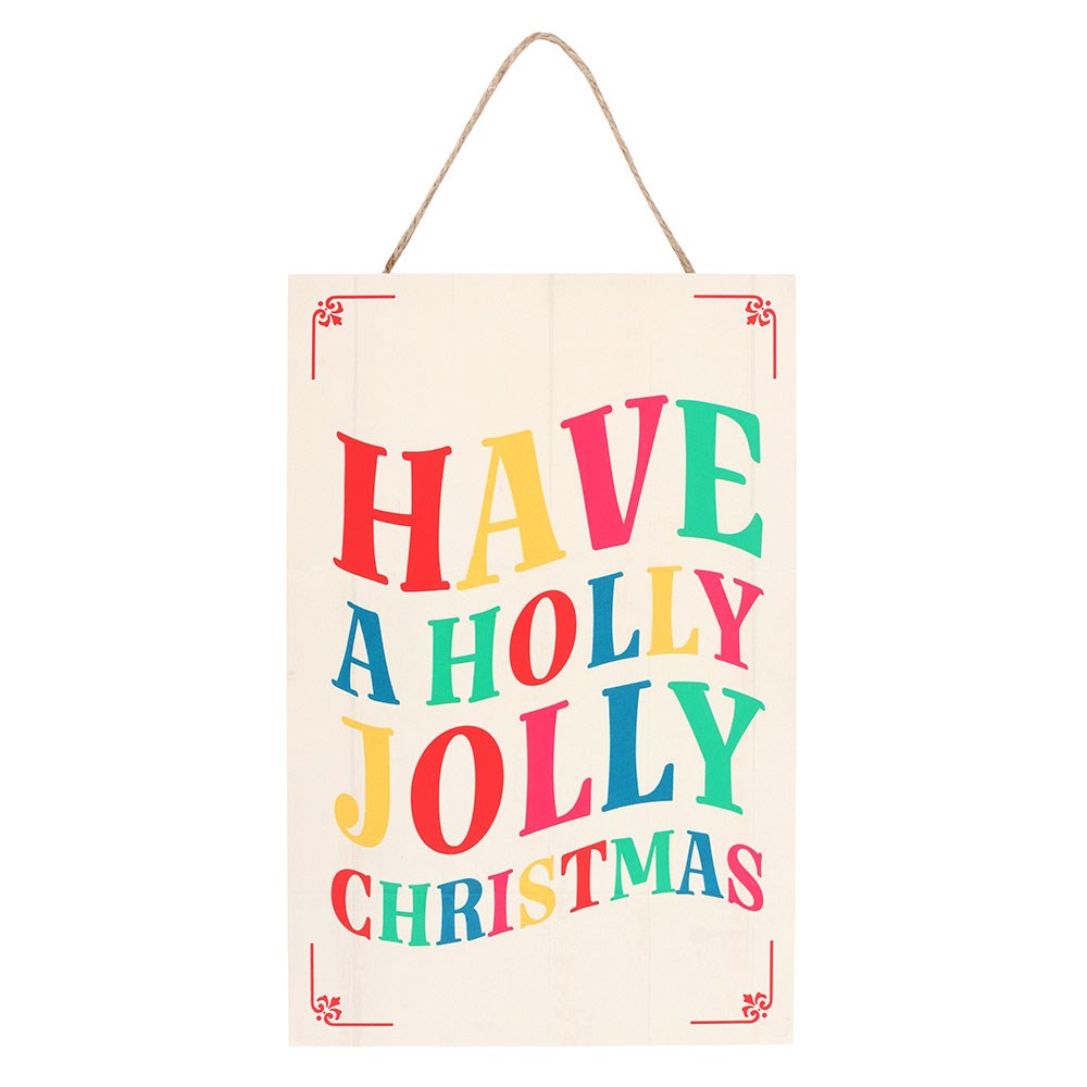 Hot Chocolate Christmas Hanging Sign