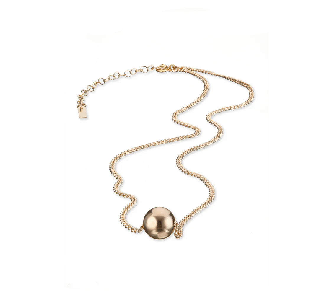 Scribble & Stone | 14kt GoldFill Minimalist Ball Pendant