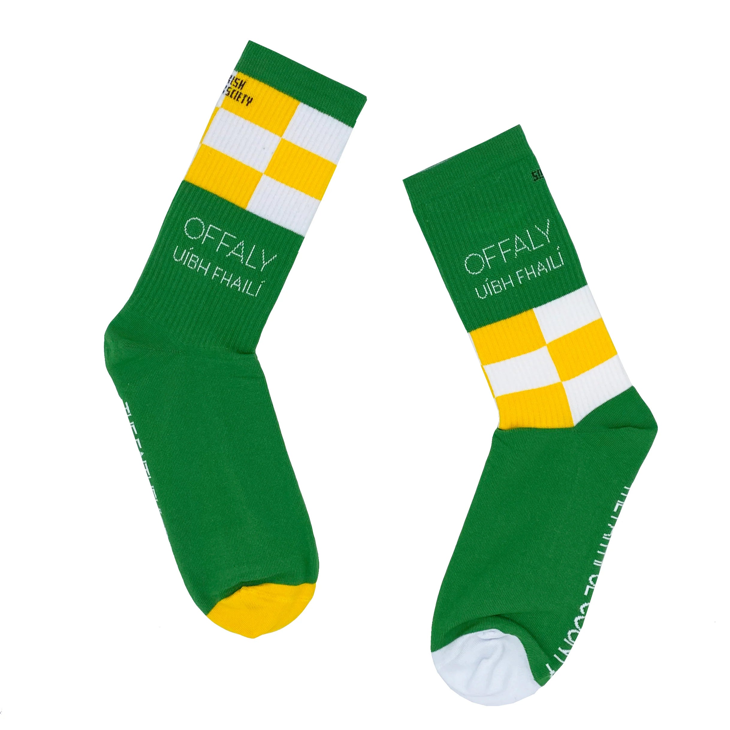Irish Sockciety Offaly Socks - The Faithful County