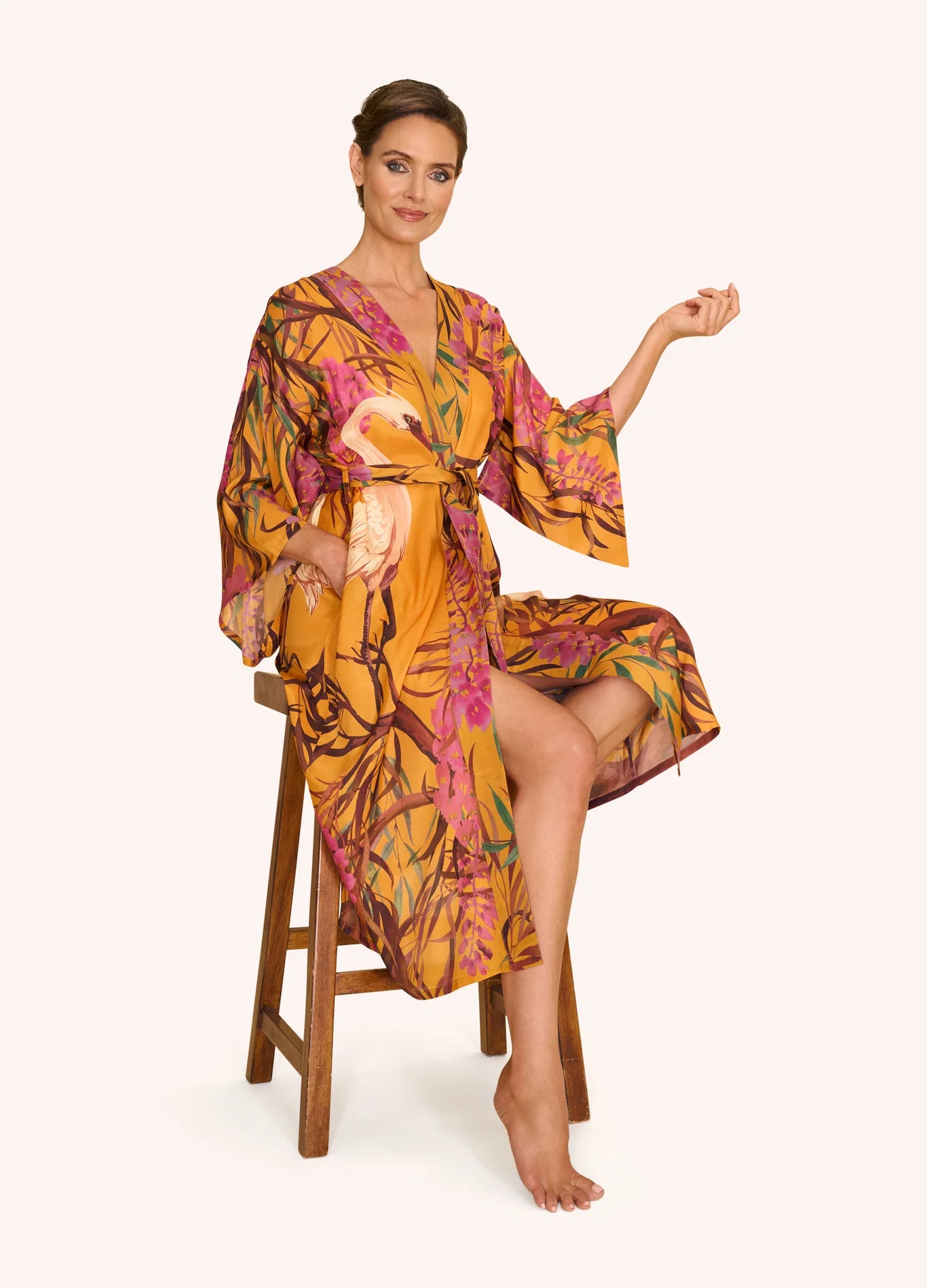 Powder Oriental Kimono