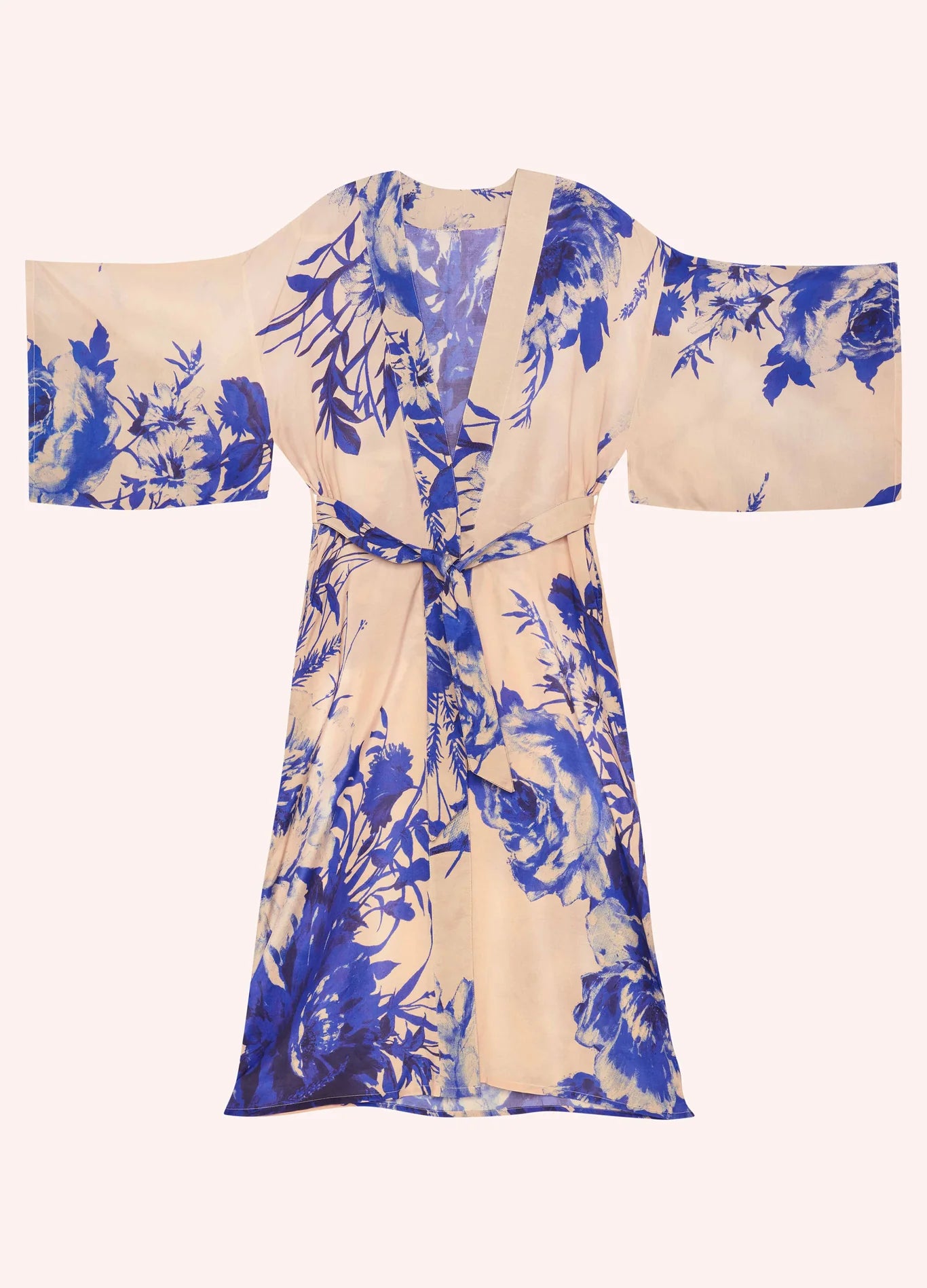 Powder Kimono China Blue Blooms