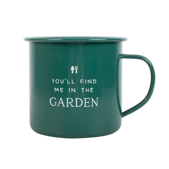Find me in Garden Mug