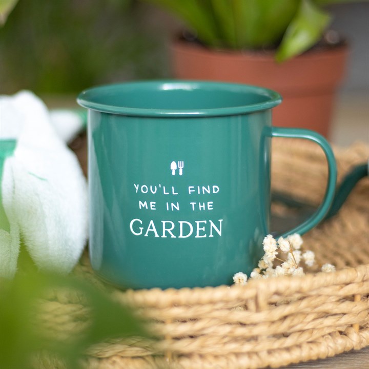 Find me in Garden Mug