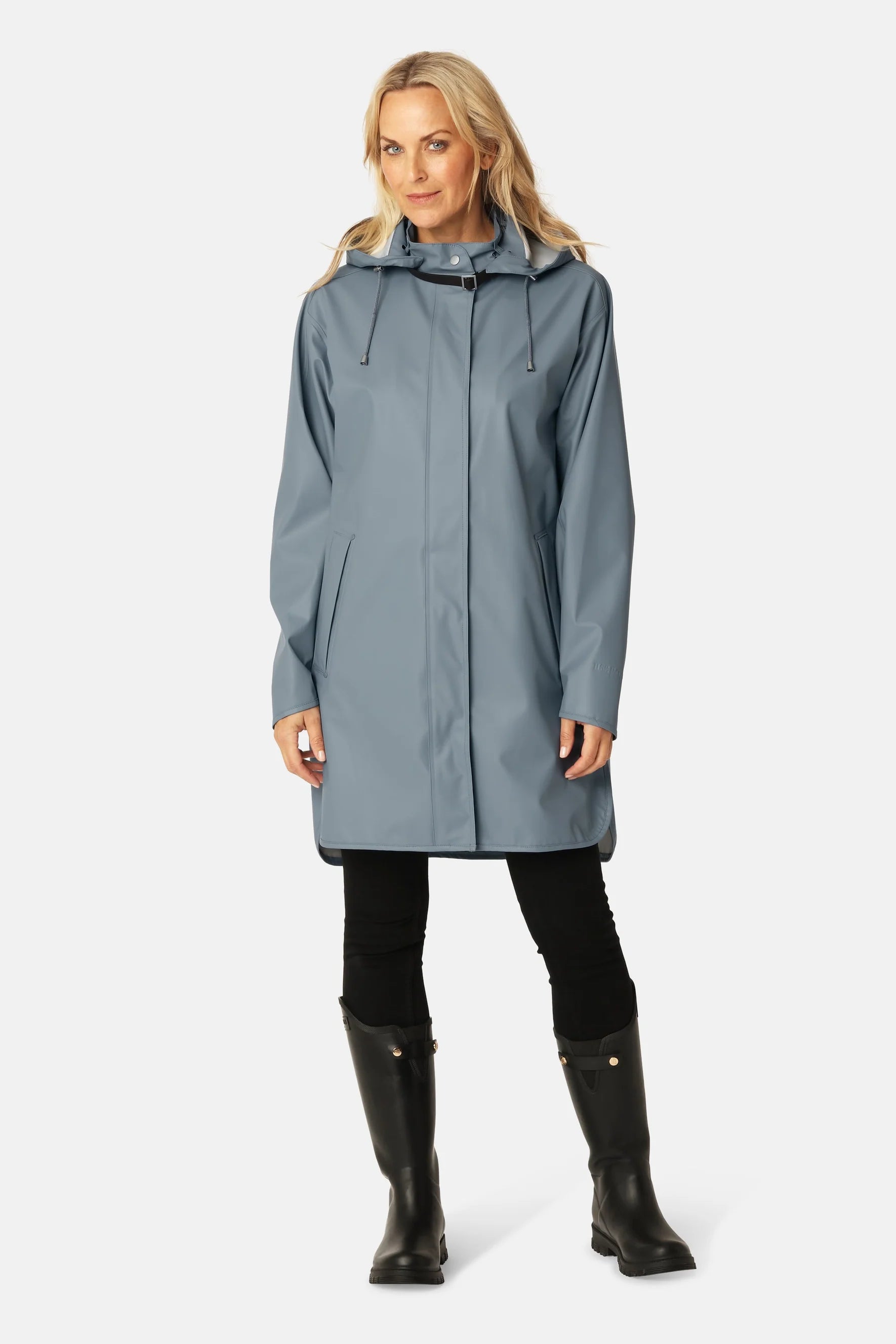 Modern Waterproof PU Raincoat – Lightweight Rain Protection | Standun