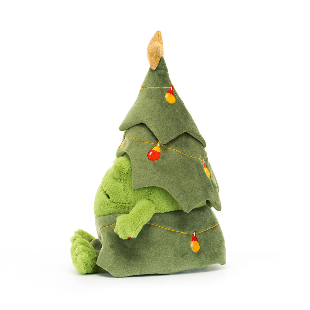 Jellycat Christmas Tree Ricky Frog