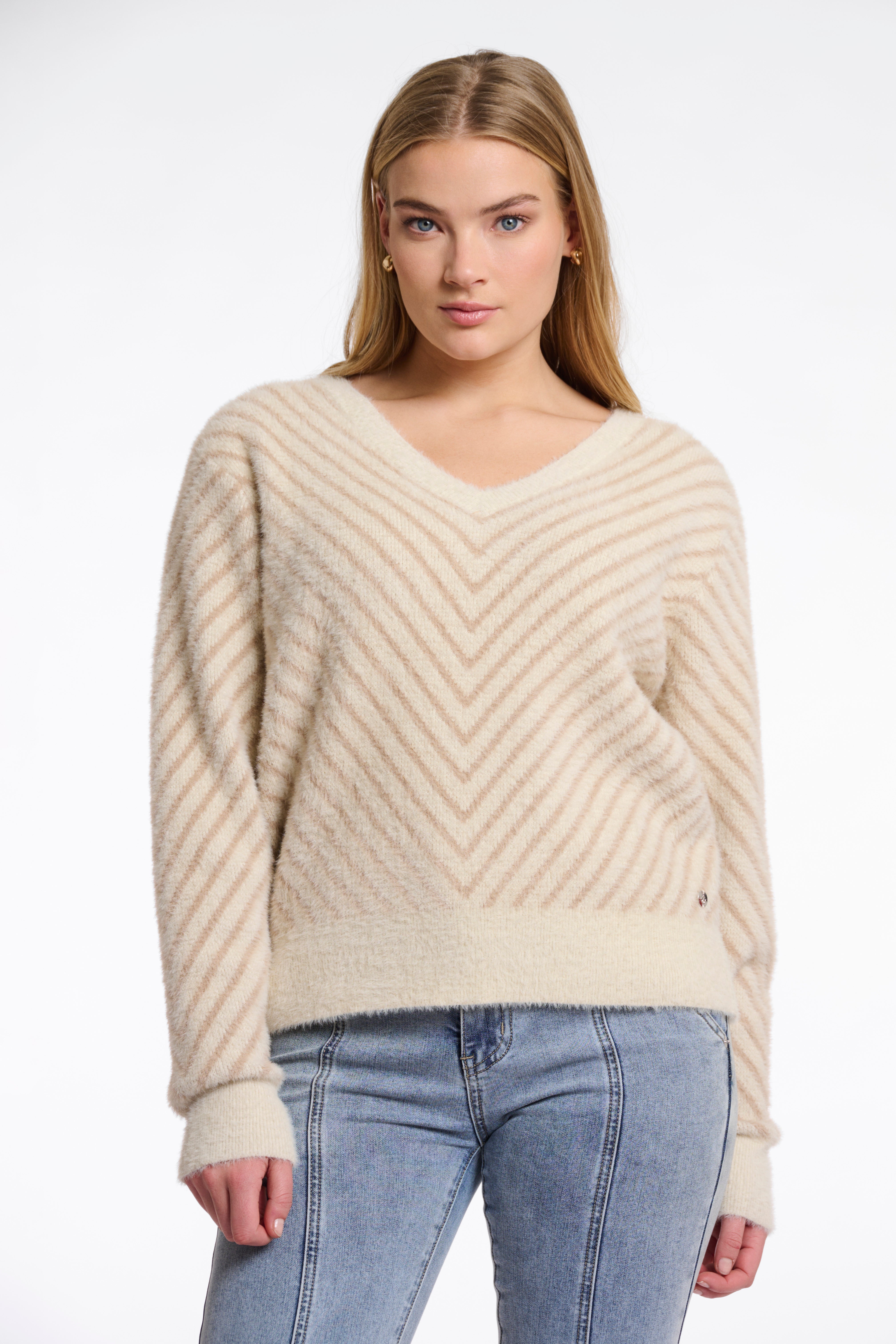Rino & Pelle Raffi Knit V Neck Sweater