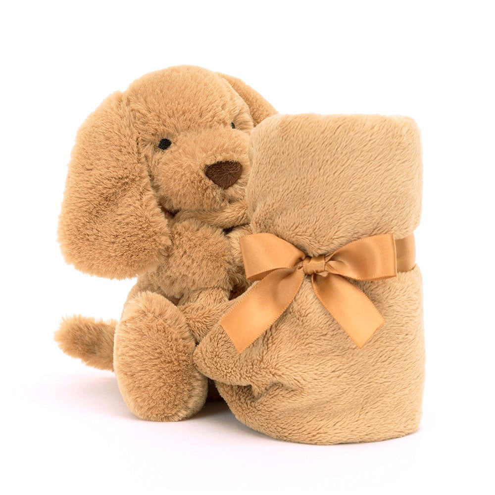 Jellycat Bashful Puppy Toffee Soother
