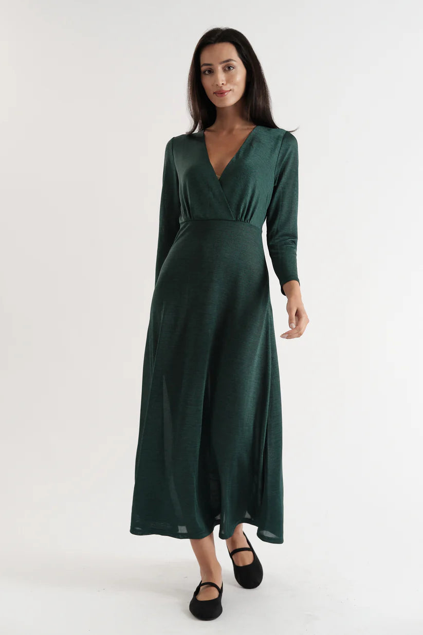 Louche Sona Marl Wrap Dress