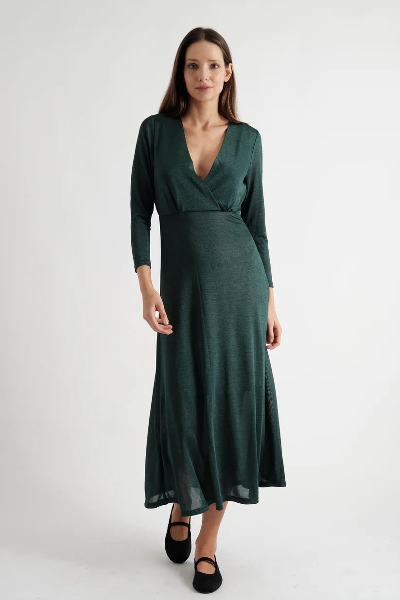 Louche Sona Marl Wrap Dress