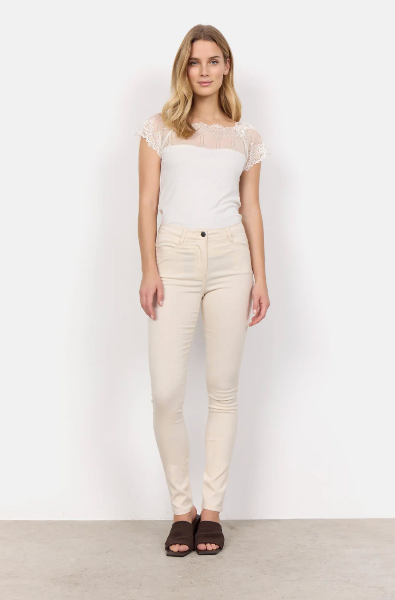 Soya Concept Lilly Trouser , Cream