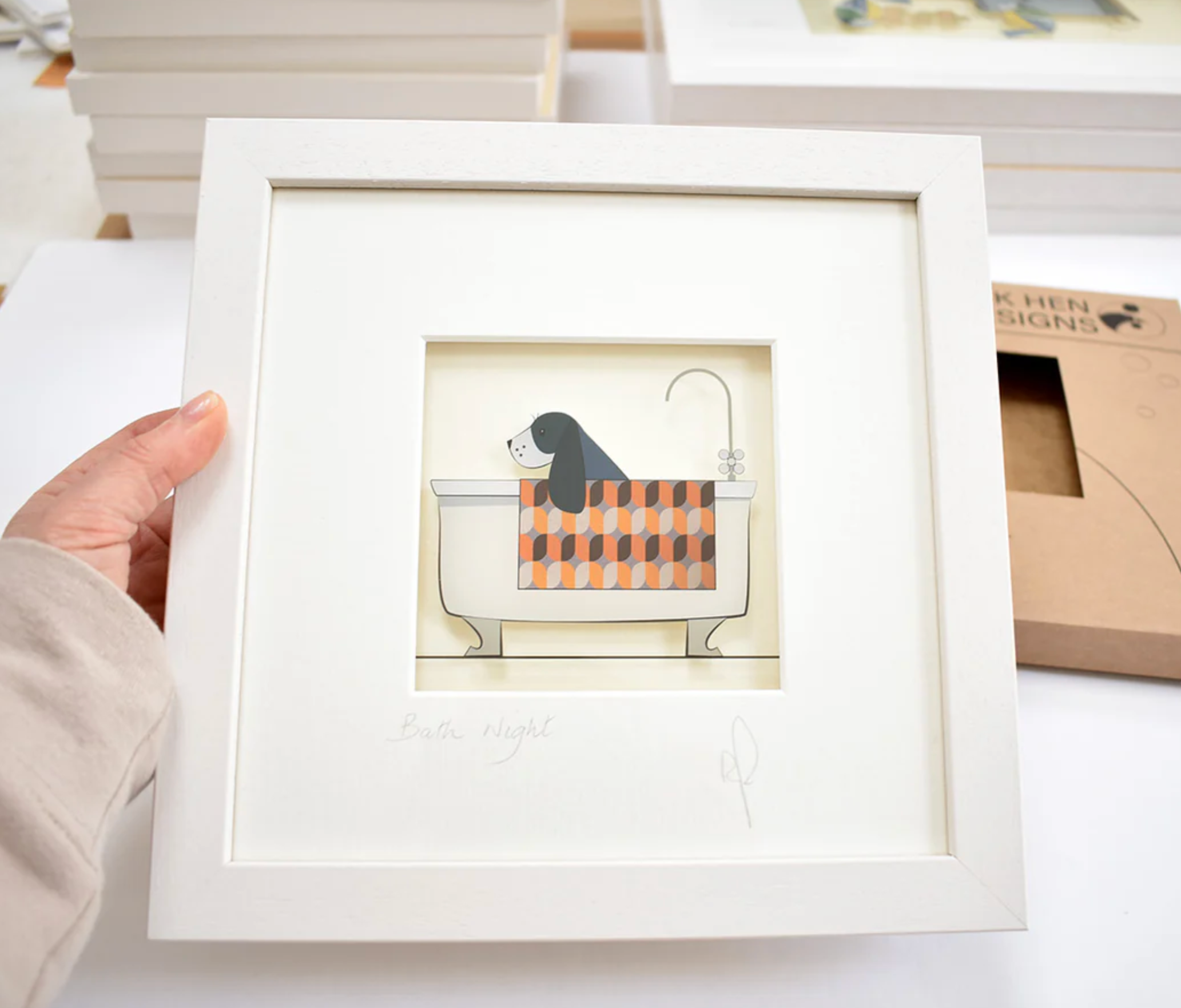 Black Hen Designs Bath Night